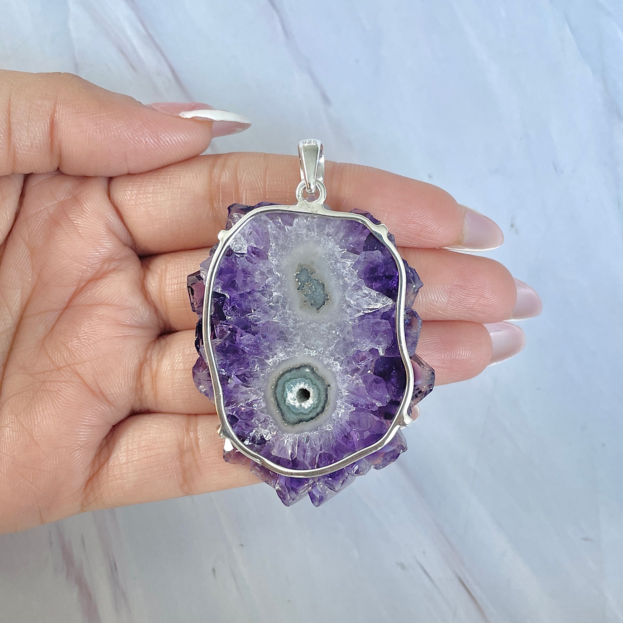 Amethyst Stalactite Pendant-(ASL-P-59.)