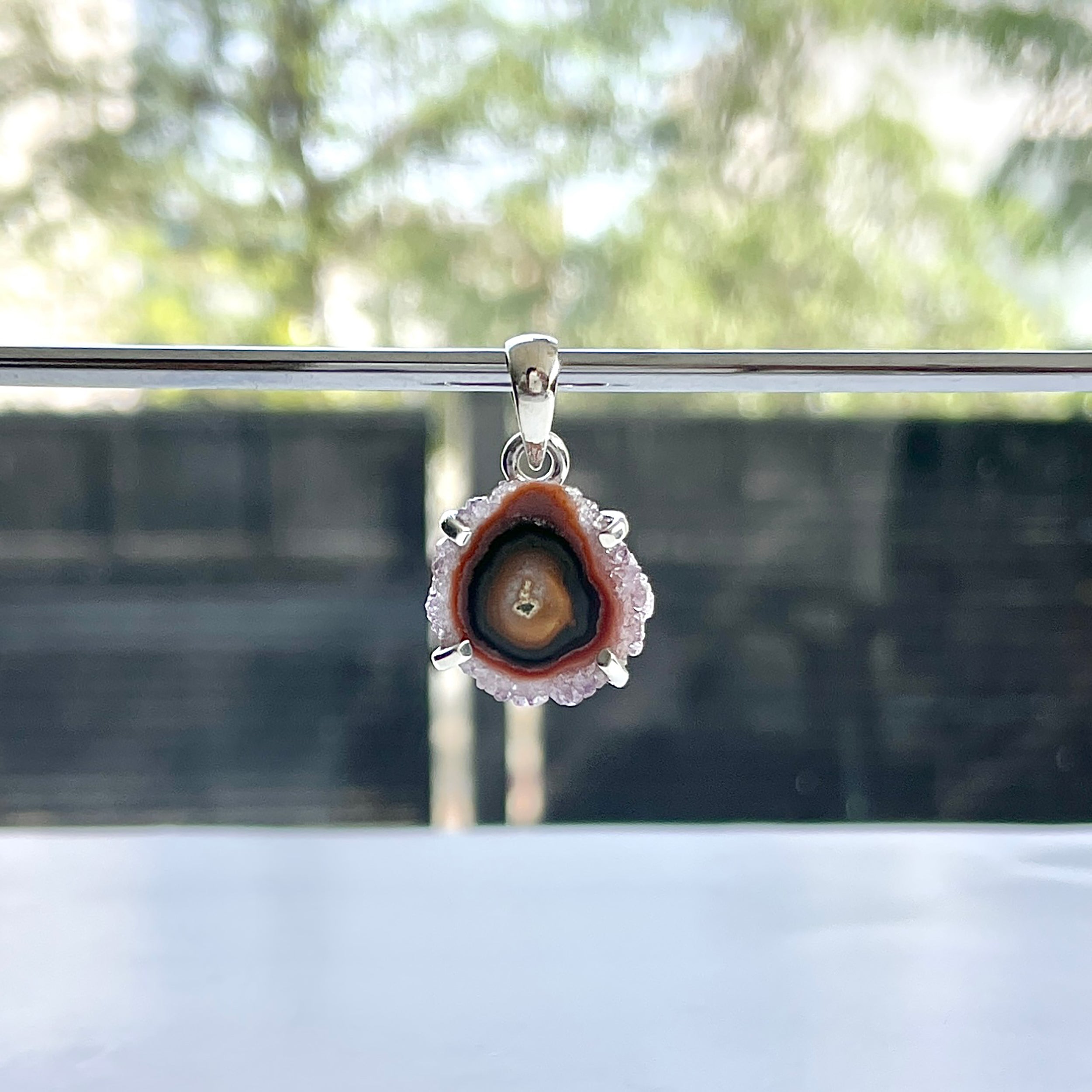 Amethyst Stalactite Pendant-(ASL-P-6.)