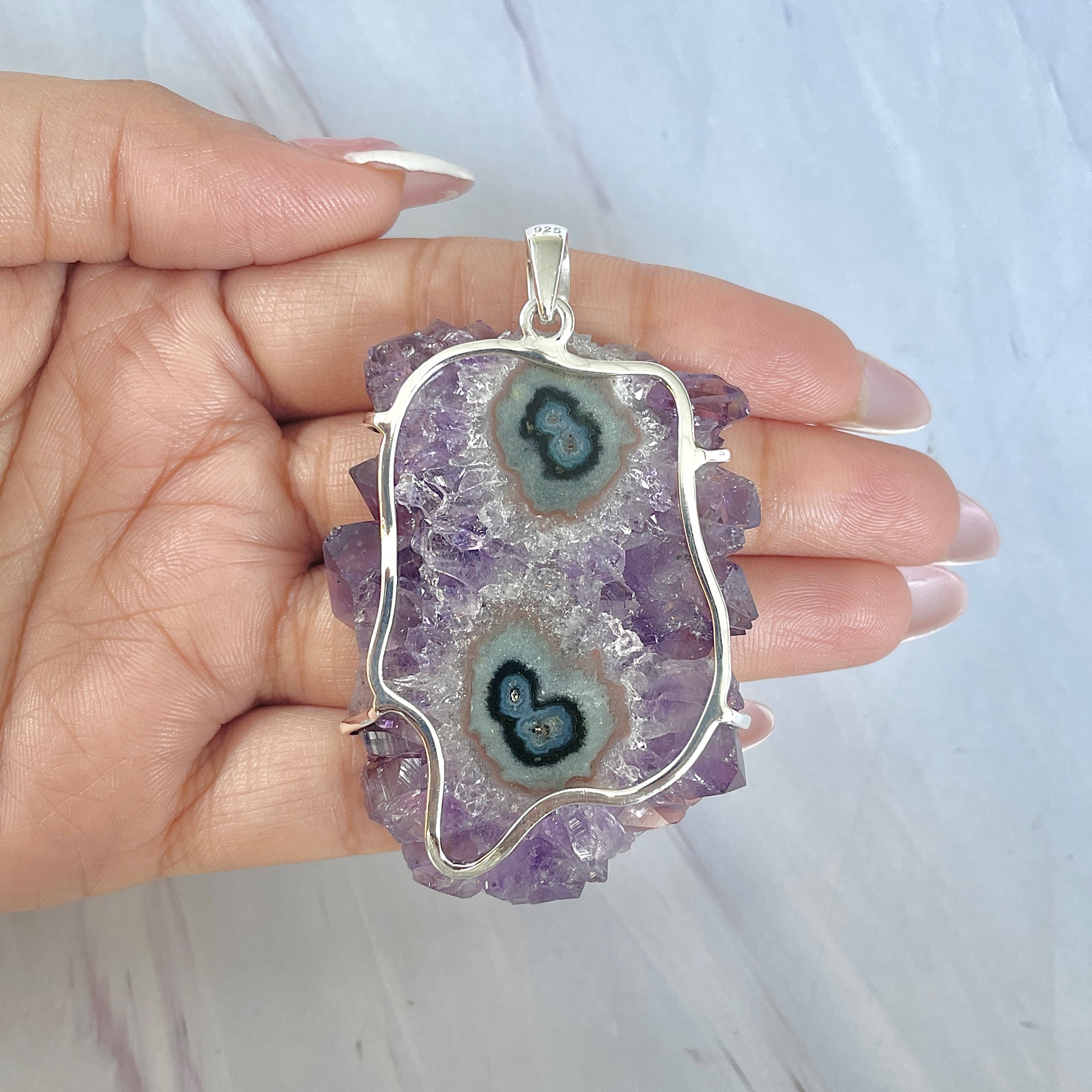 Amethyst Stalactite Pendant-(ASL-P-60.)