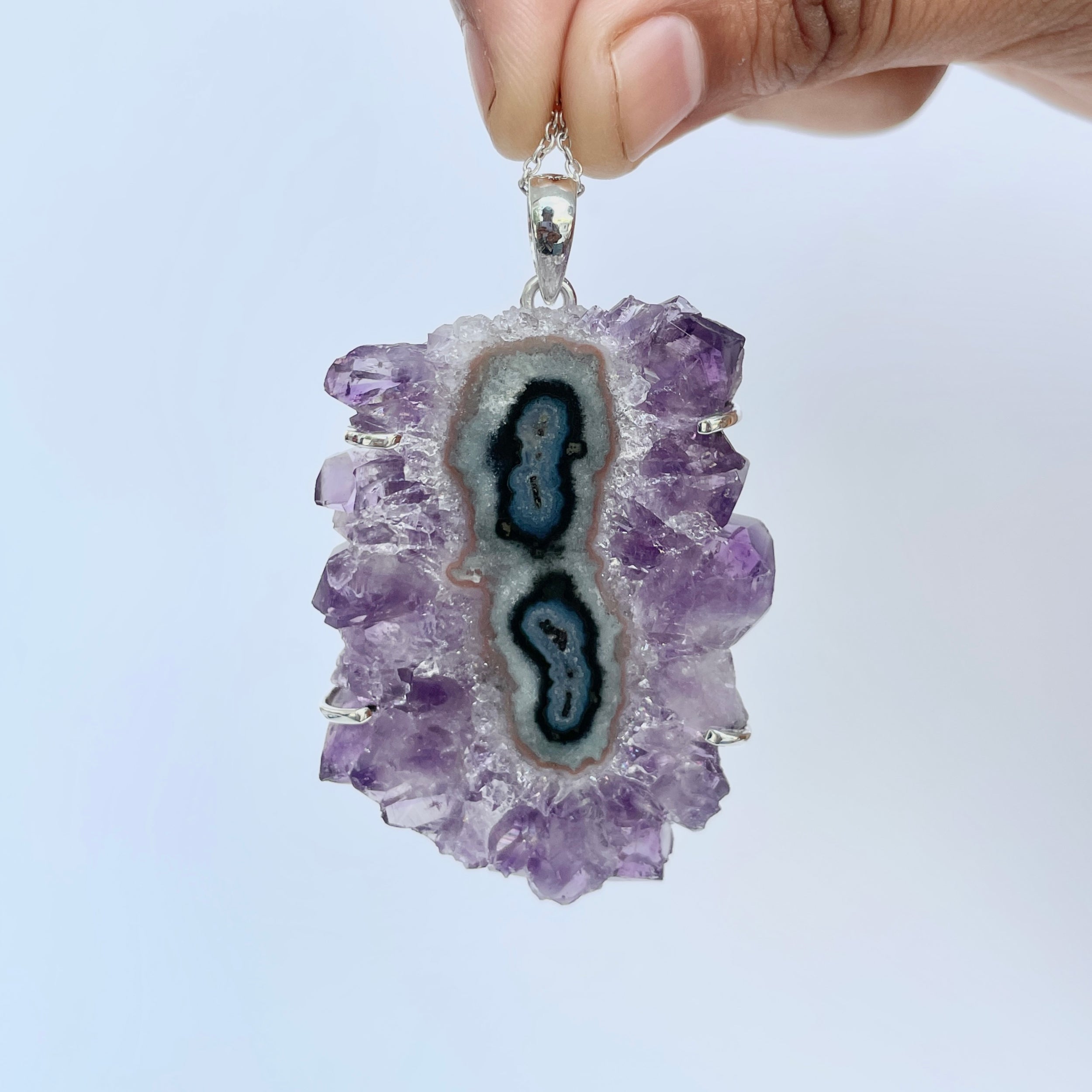 Amethyst Stalactite Pendant-(ASL-P-60.)