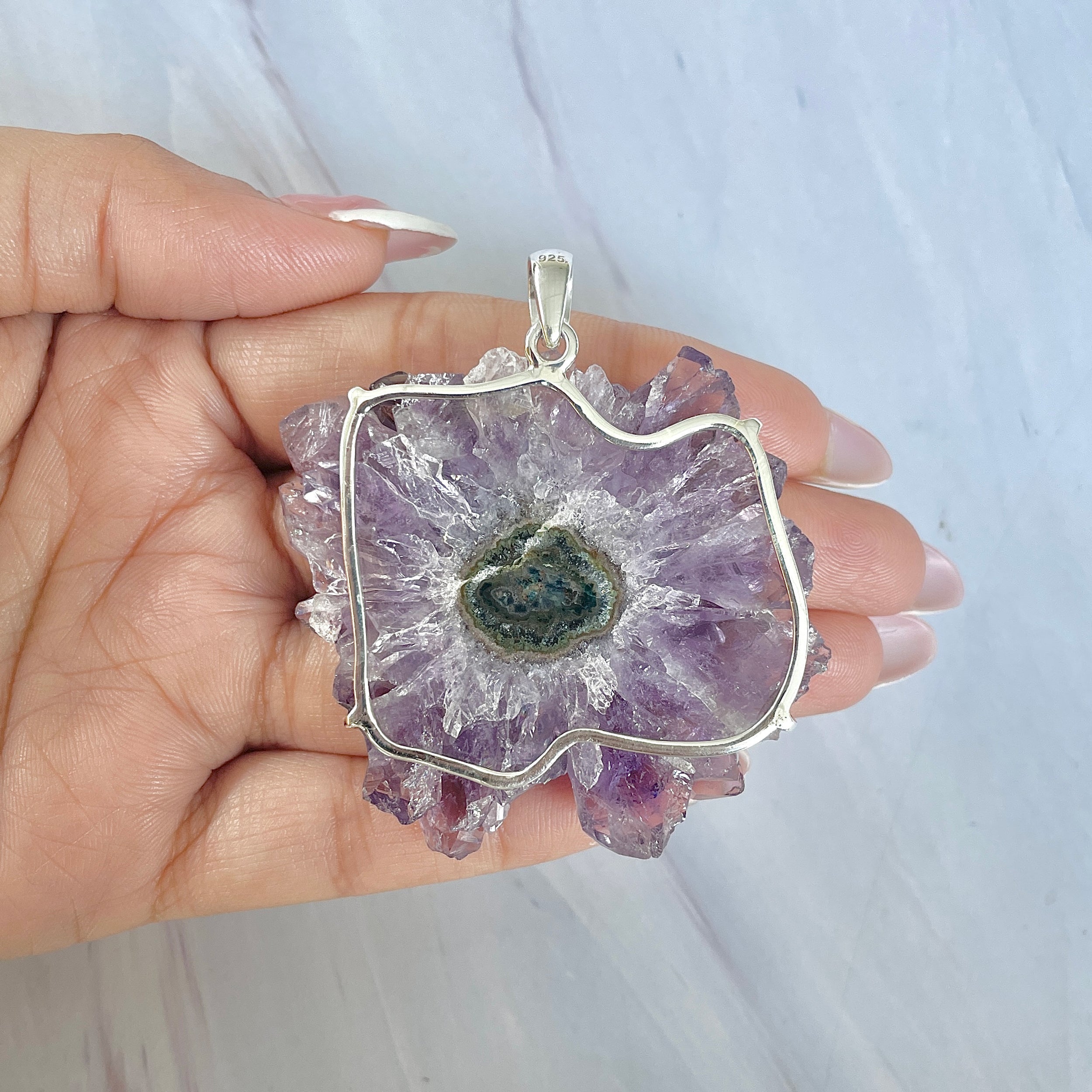 Amethyst Stalactite Pendant-(ASL-P-61.)