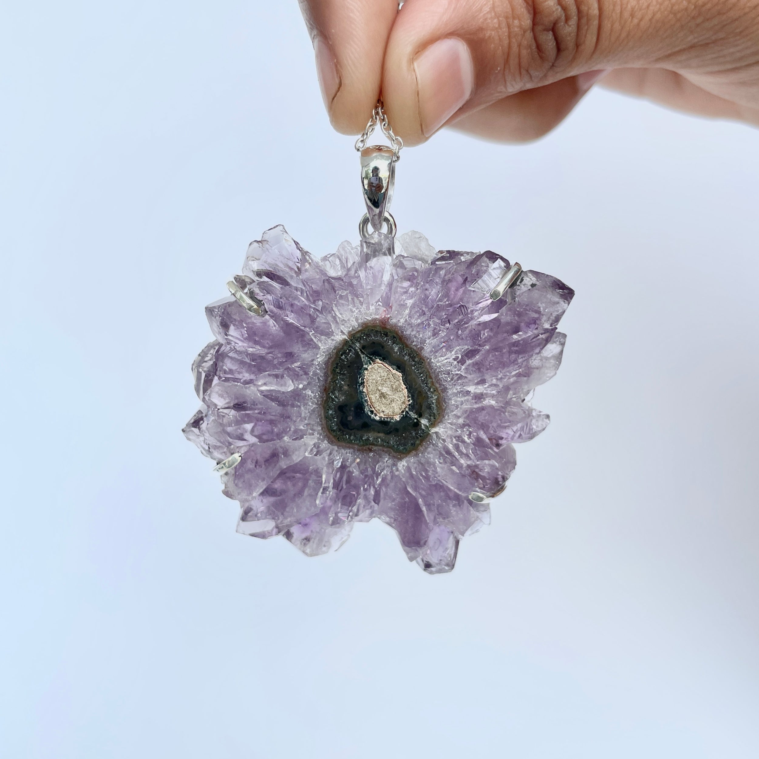 Amethyst Stalactite Pendant-(ASL-P-61.)