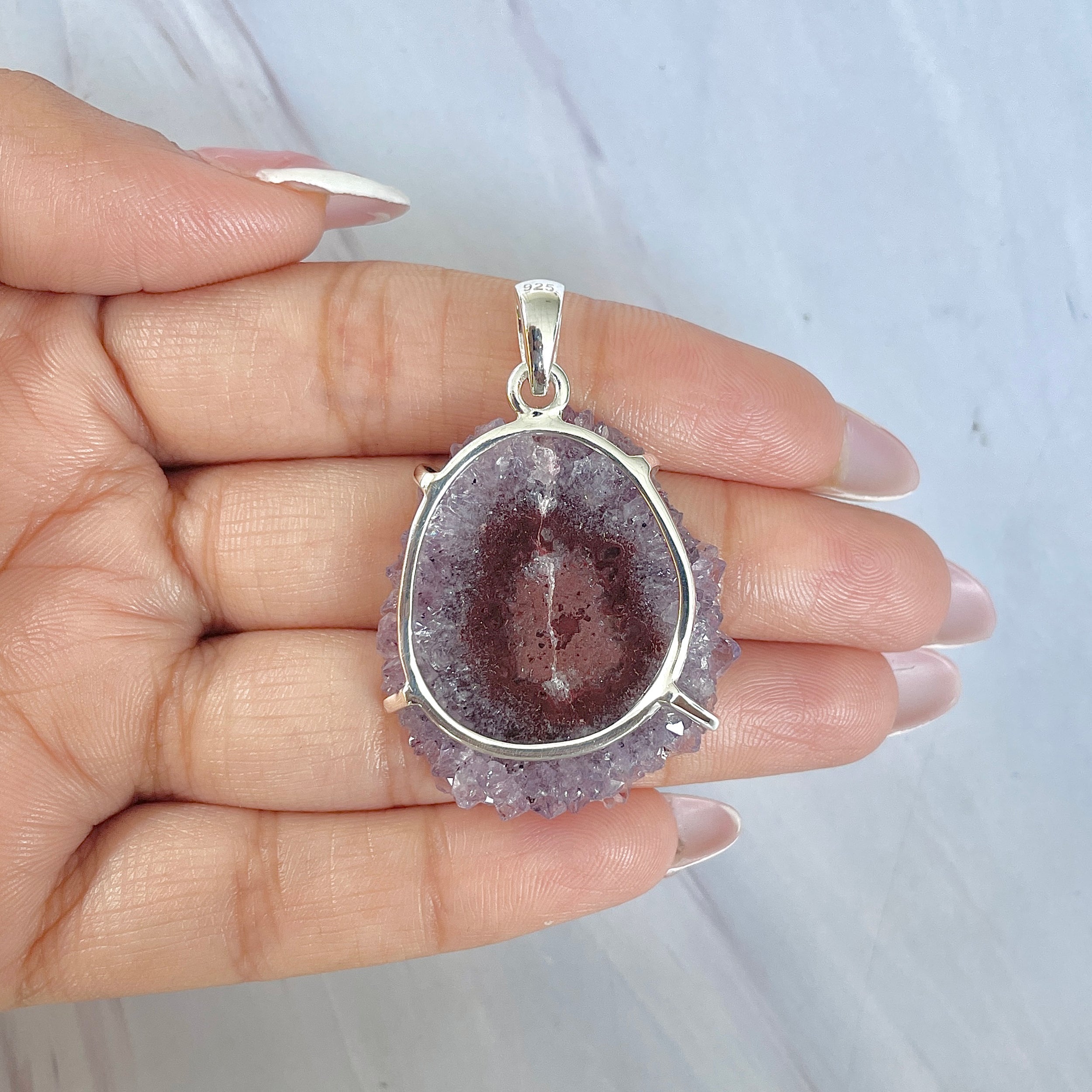 Amethyst Stalactite Pendant-(ASL-P-62.)