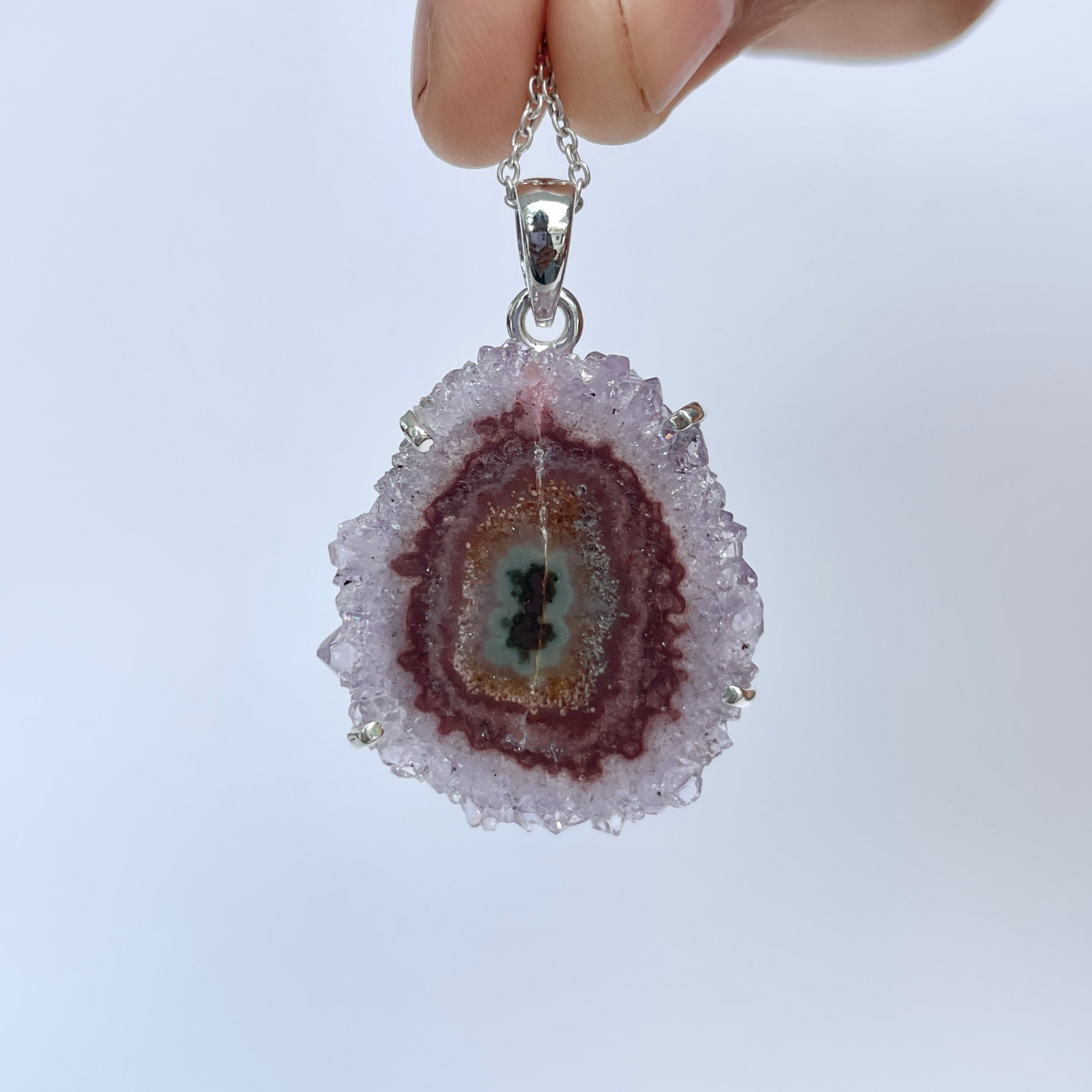 Amethyst Stalactite Pendant-(ASL-P-62.)