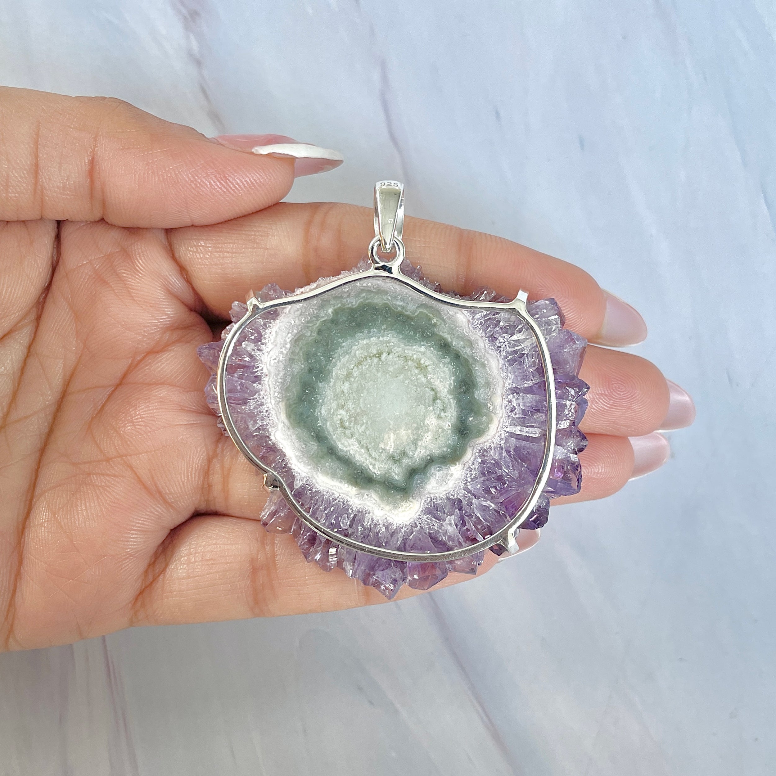 Amethyst Stalactite Pendant-(ASL-P-63.)