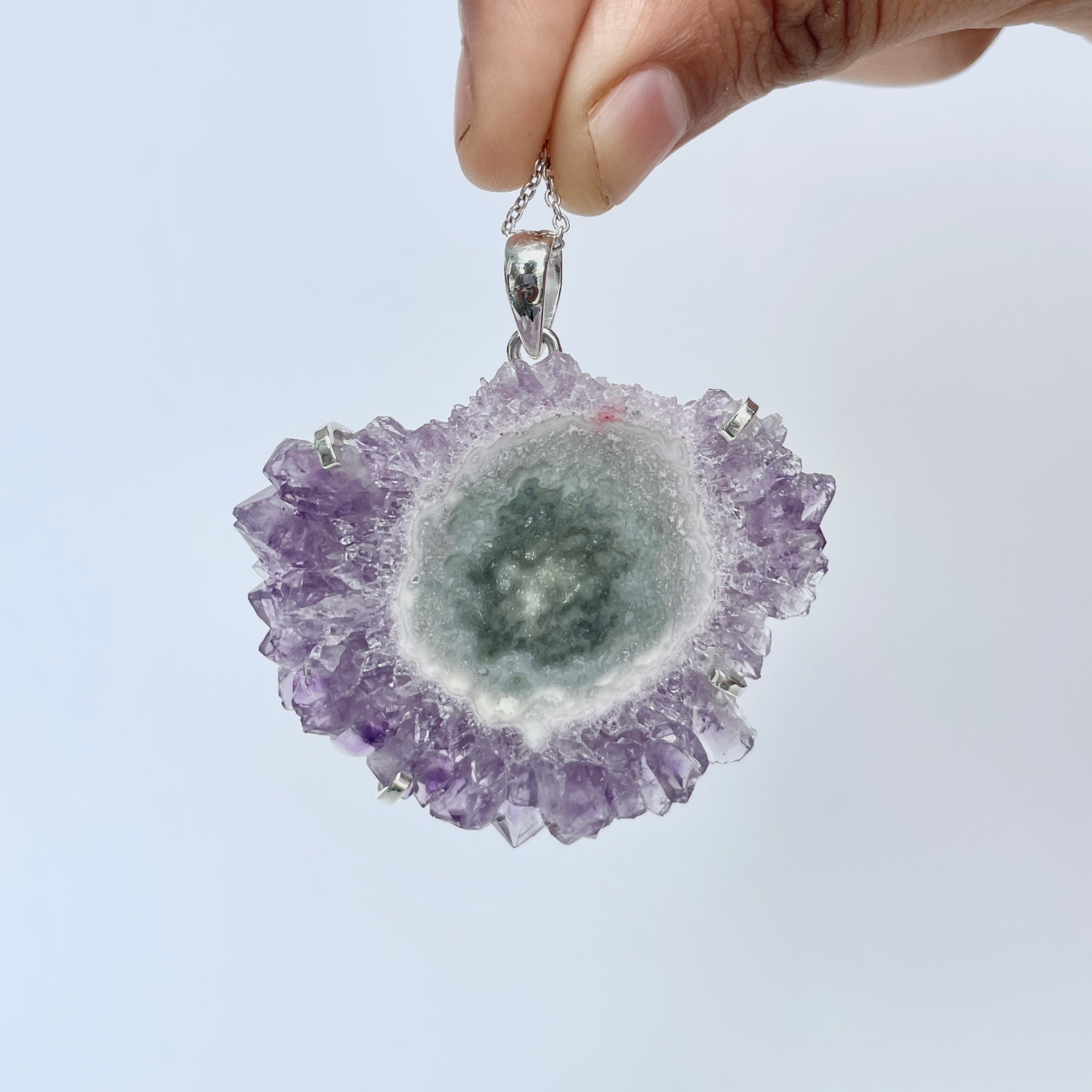 Amethyst Stalactite Pendant-(ASL-P-63.)