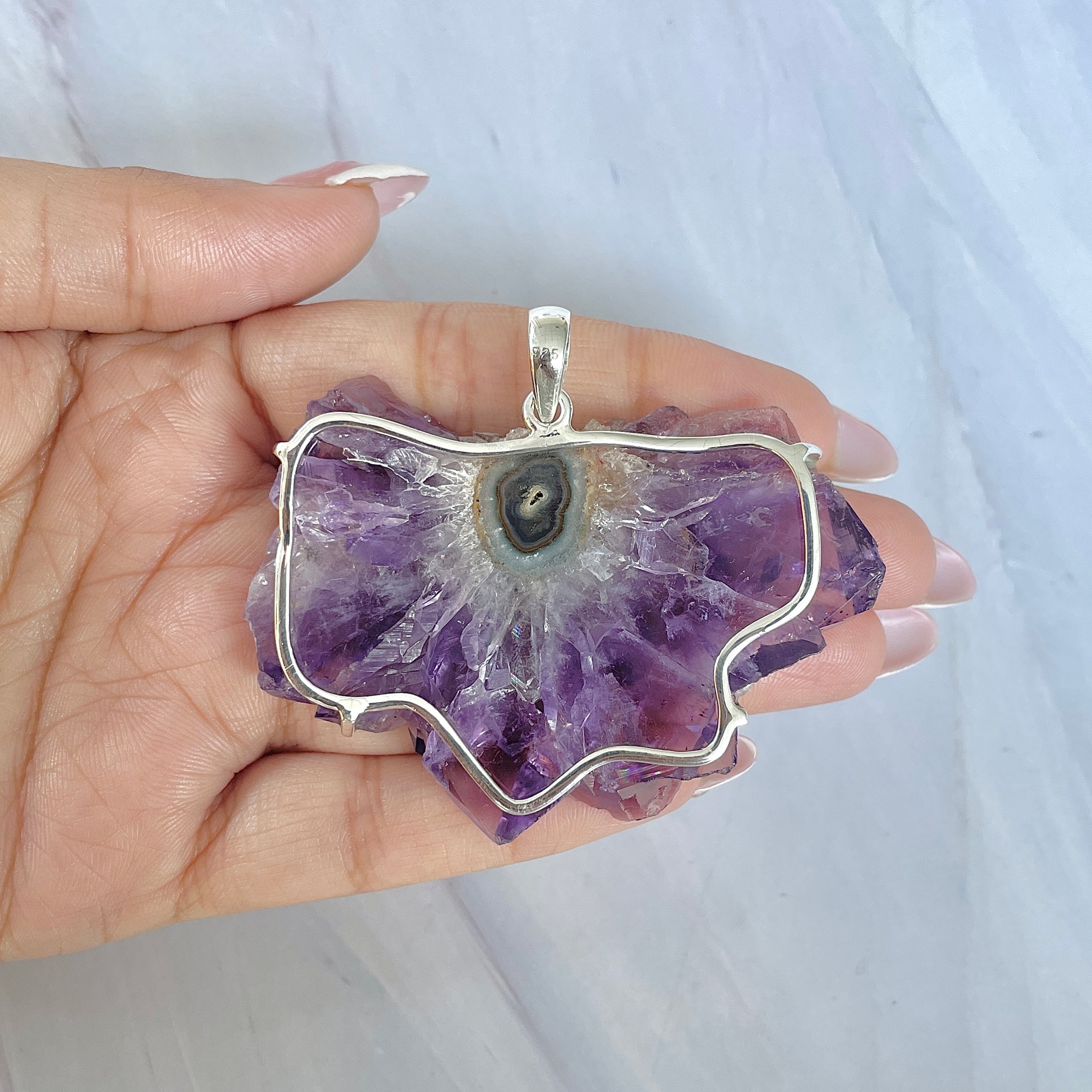 Amethyst Stalactite Pendant-(ASL-P-67.)