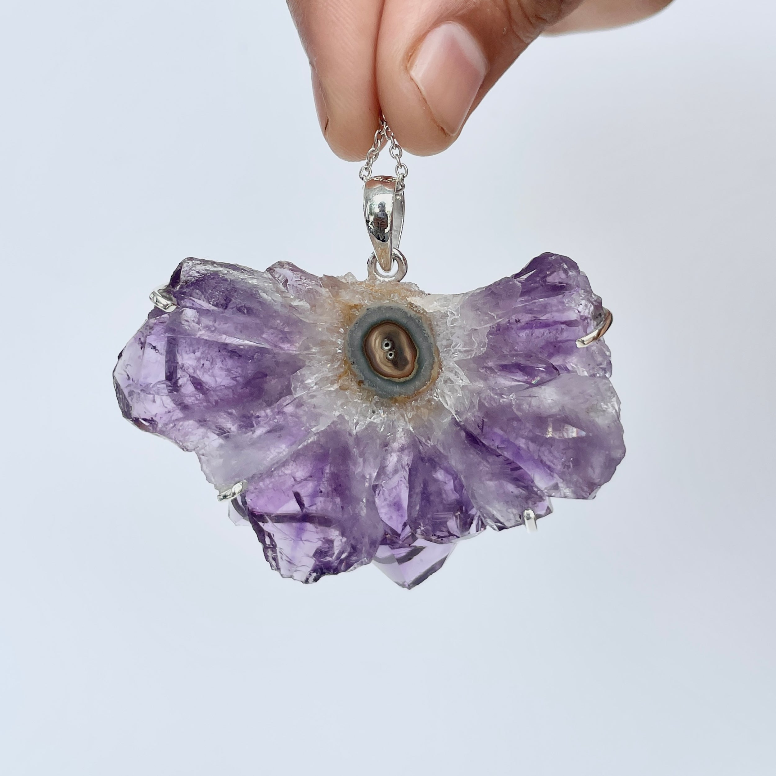 Amethyst Stalactite Pendant-(ASL-P-67.)
