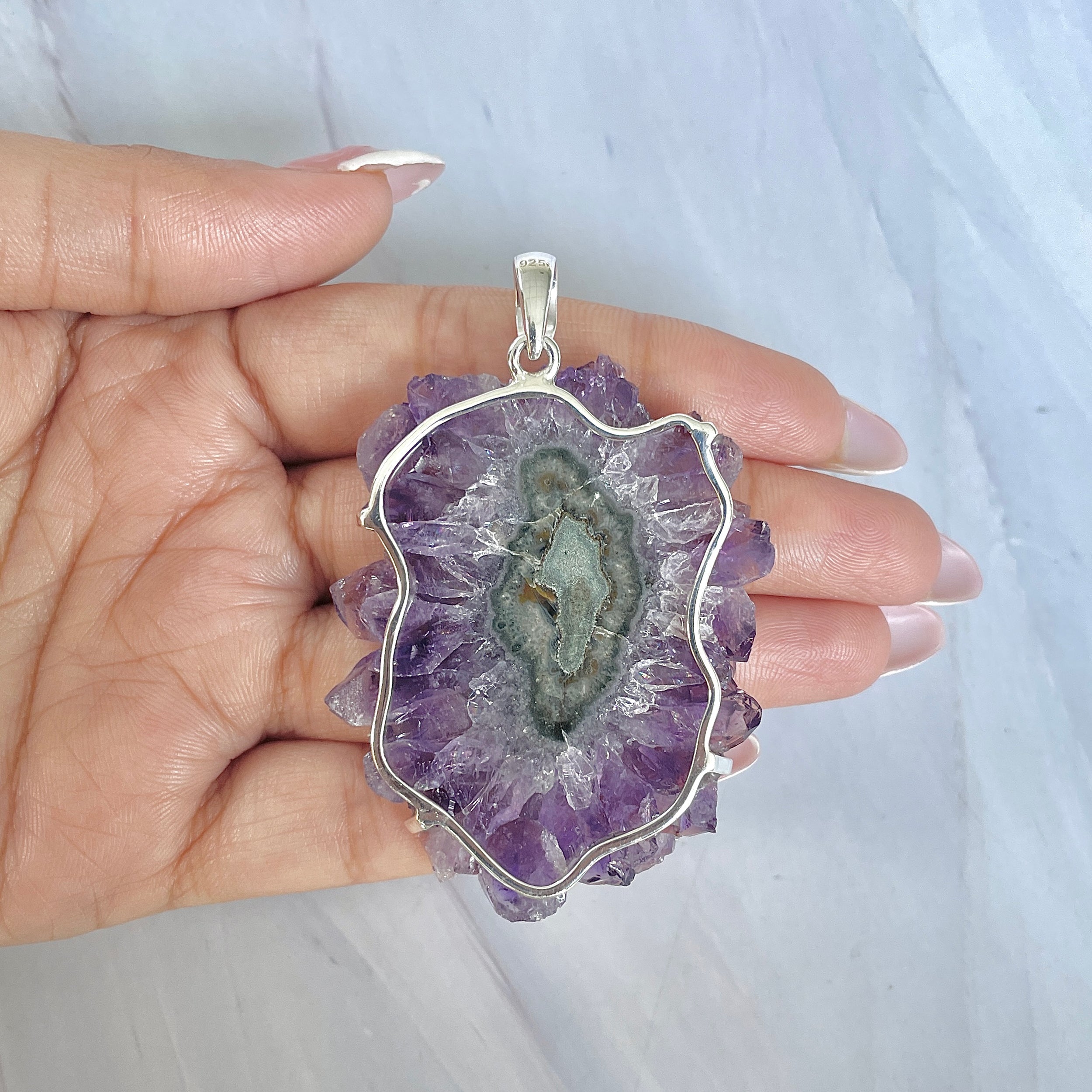Amethyst Stalactite Pendant-(ASL-P-68.)