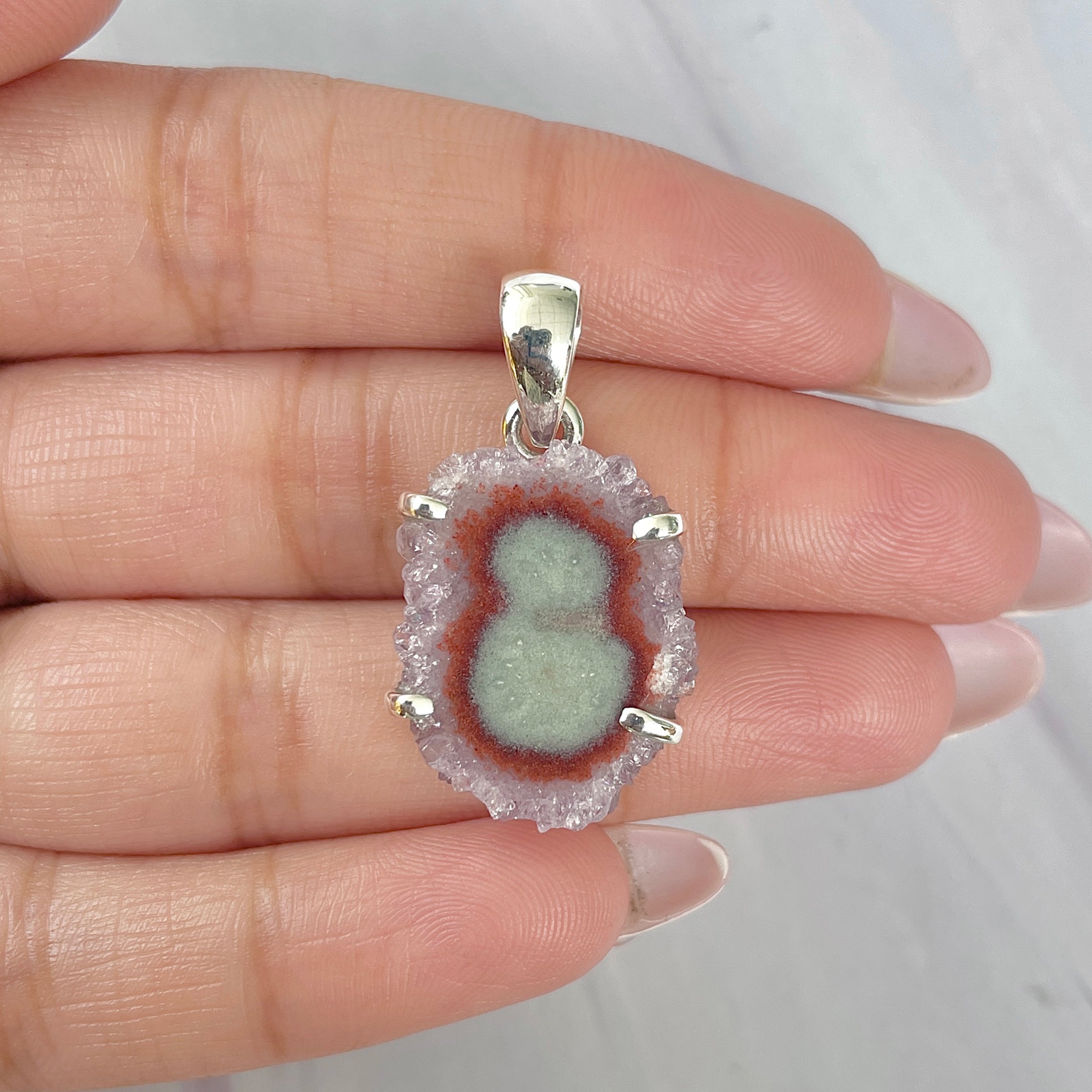 Amethyst Stalactite Pendant-(ASL-P-7.)