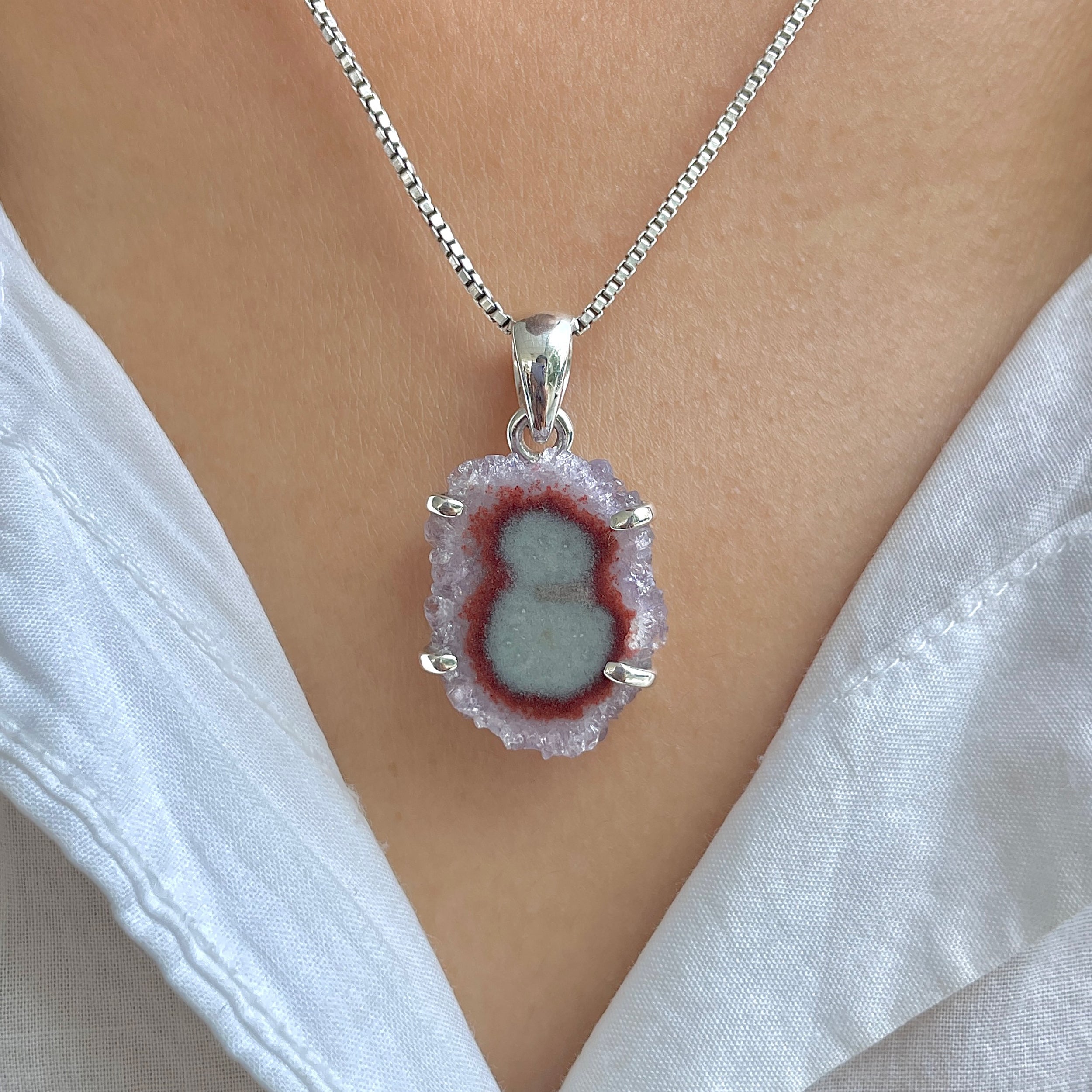 Amethyst Stalactite Pendant-(ASL-P-7.)