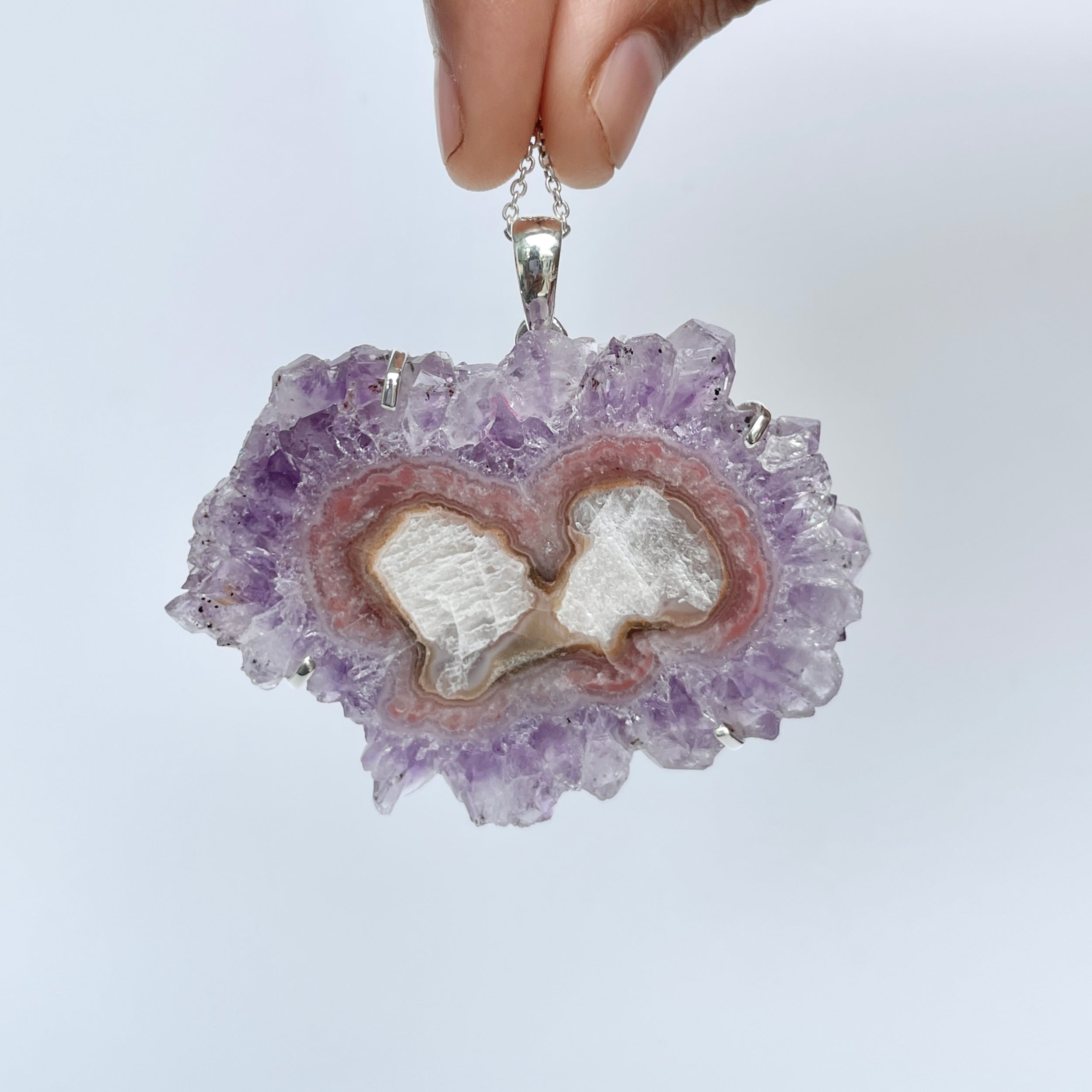 Amethyst Stalactite Pendant-(ASL-P-74.)