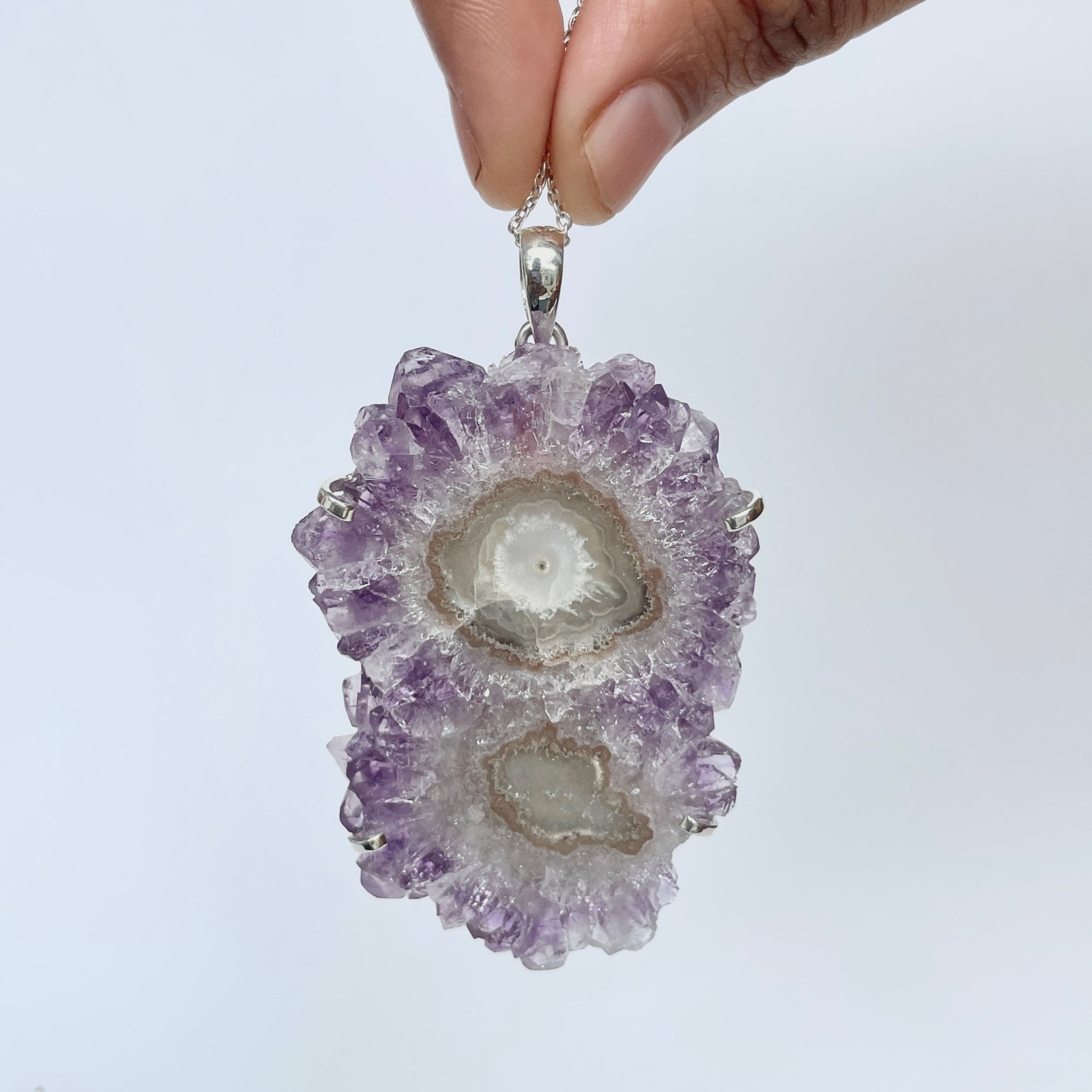 Amethyst Stalactite Pendant-(ASL-P-75.)