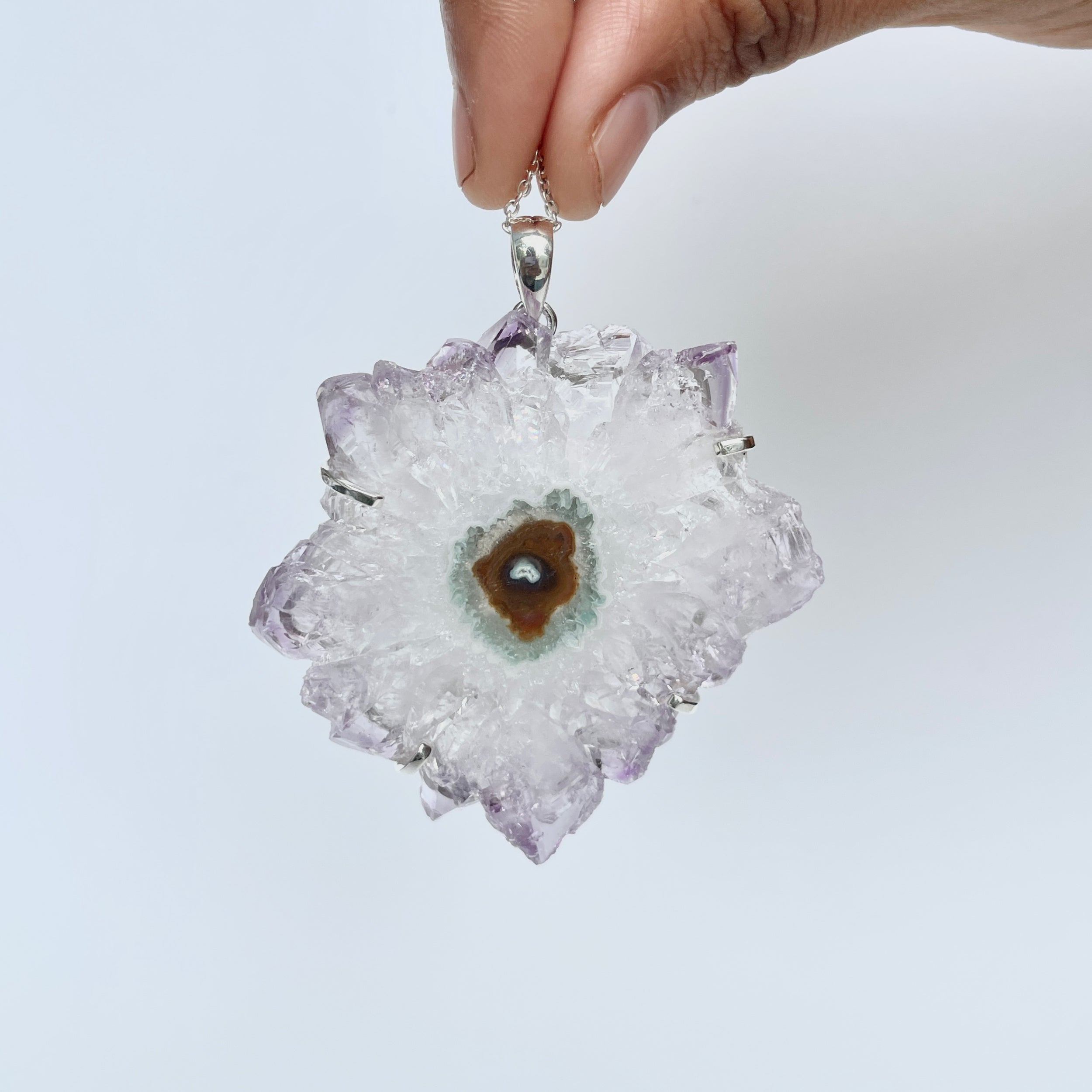 Amethyst Stalactite Pendant-(ASL-P-79.)
