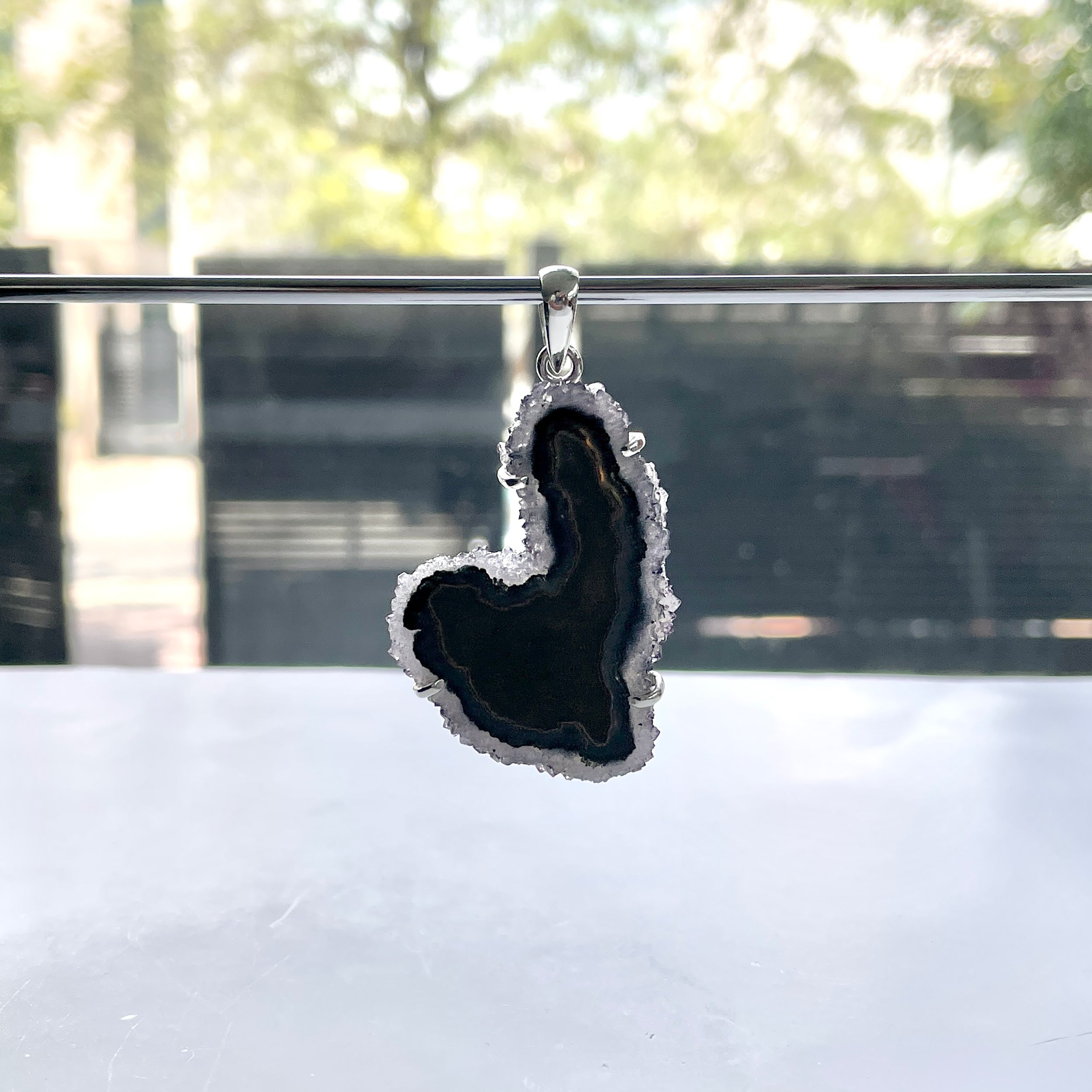 Amethyst Stalactite Pendant-(ASL-P-80.)