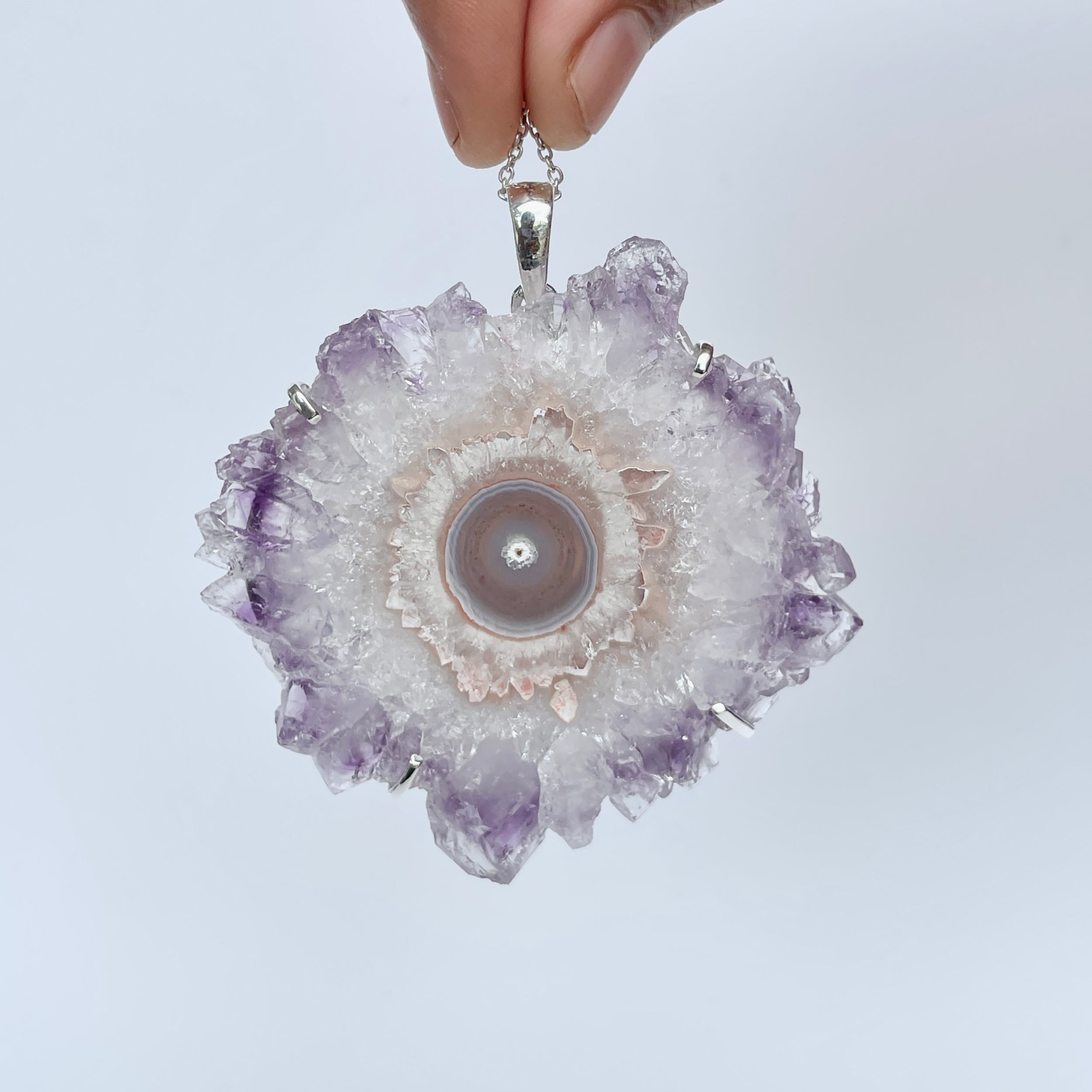 Amethyst Stalactite Pendant-(ASL-P-86.)