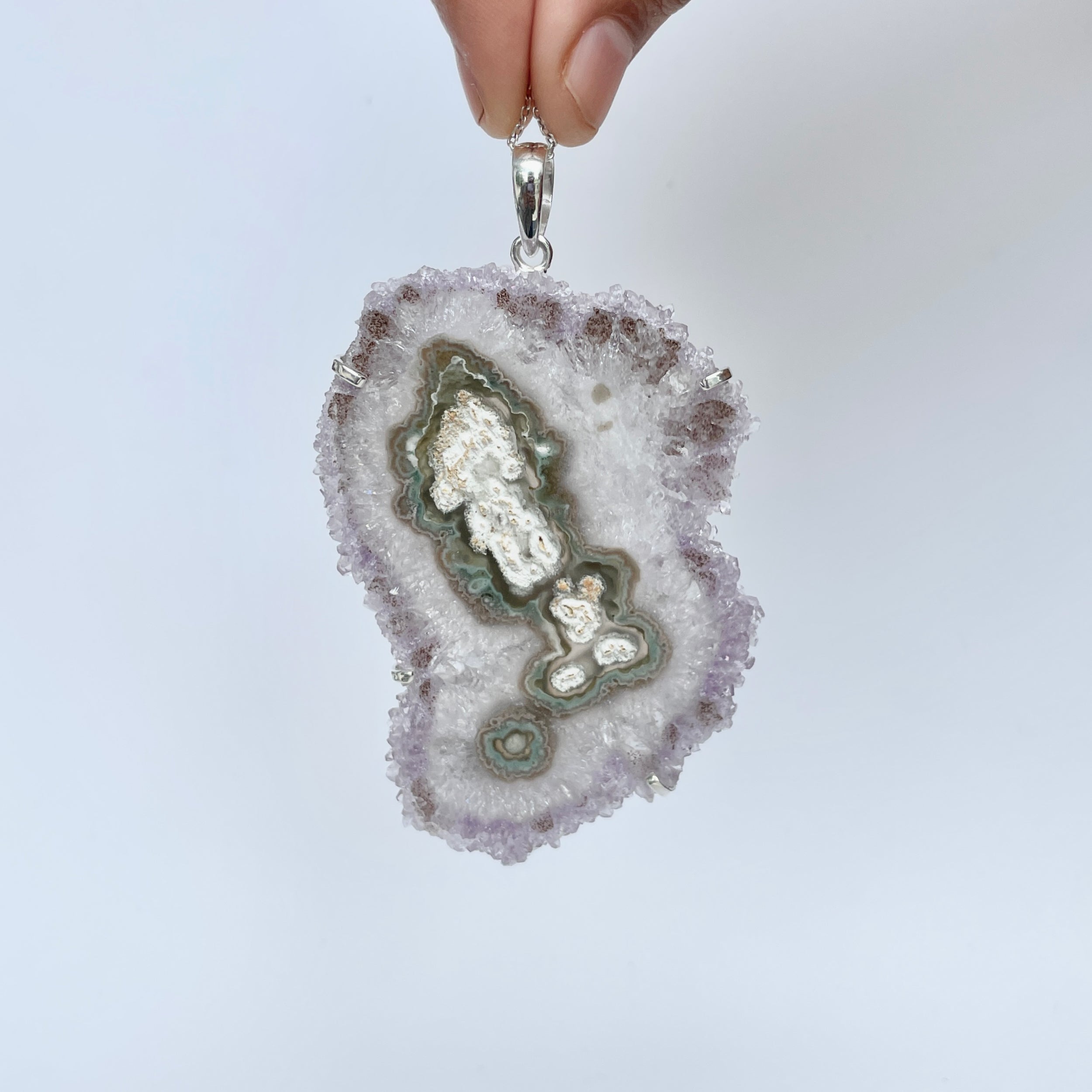 Amethyst Stalactite Pendant-(ASL-P-87.)