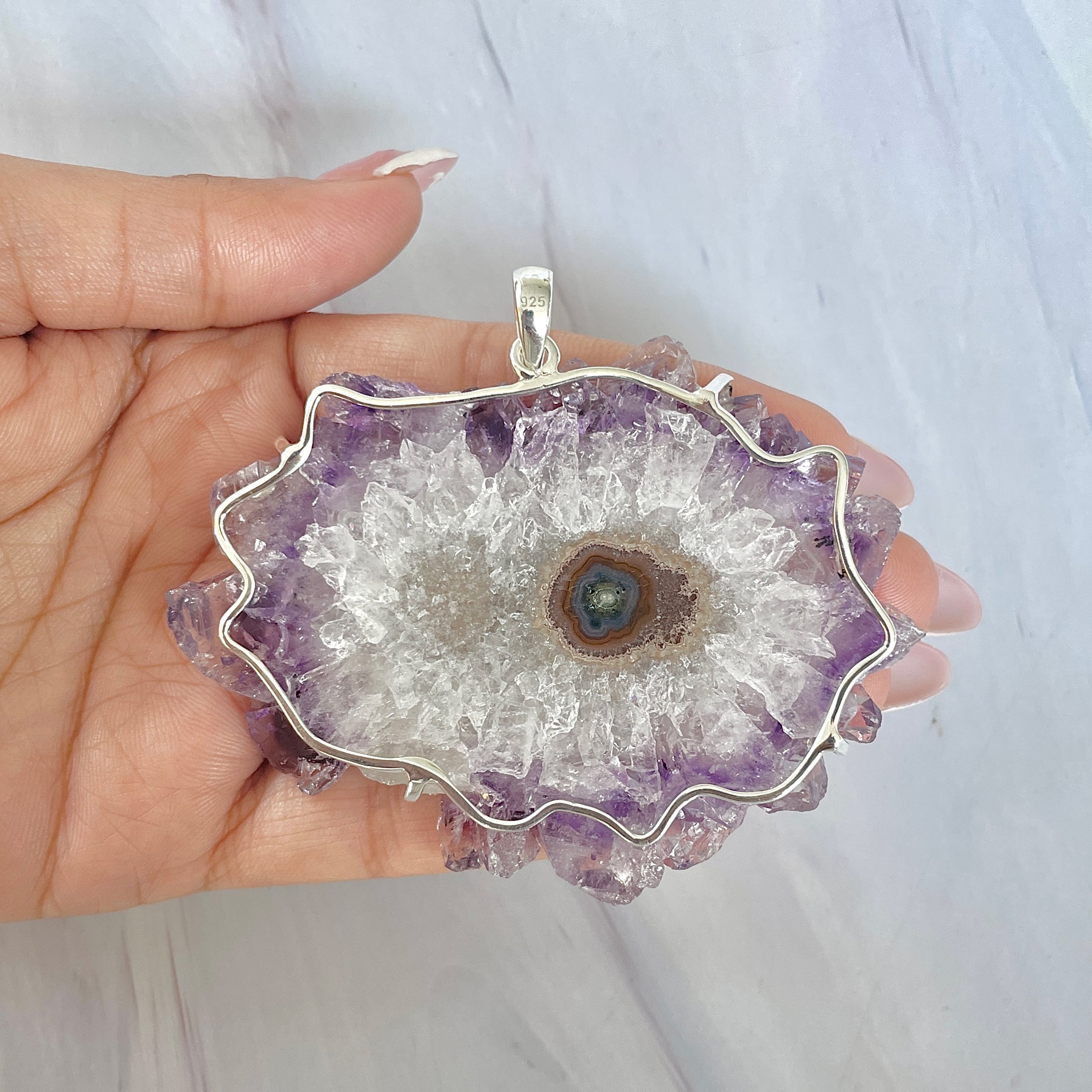 Amethyst Stalactite Pendant-(ASL-P-88.)