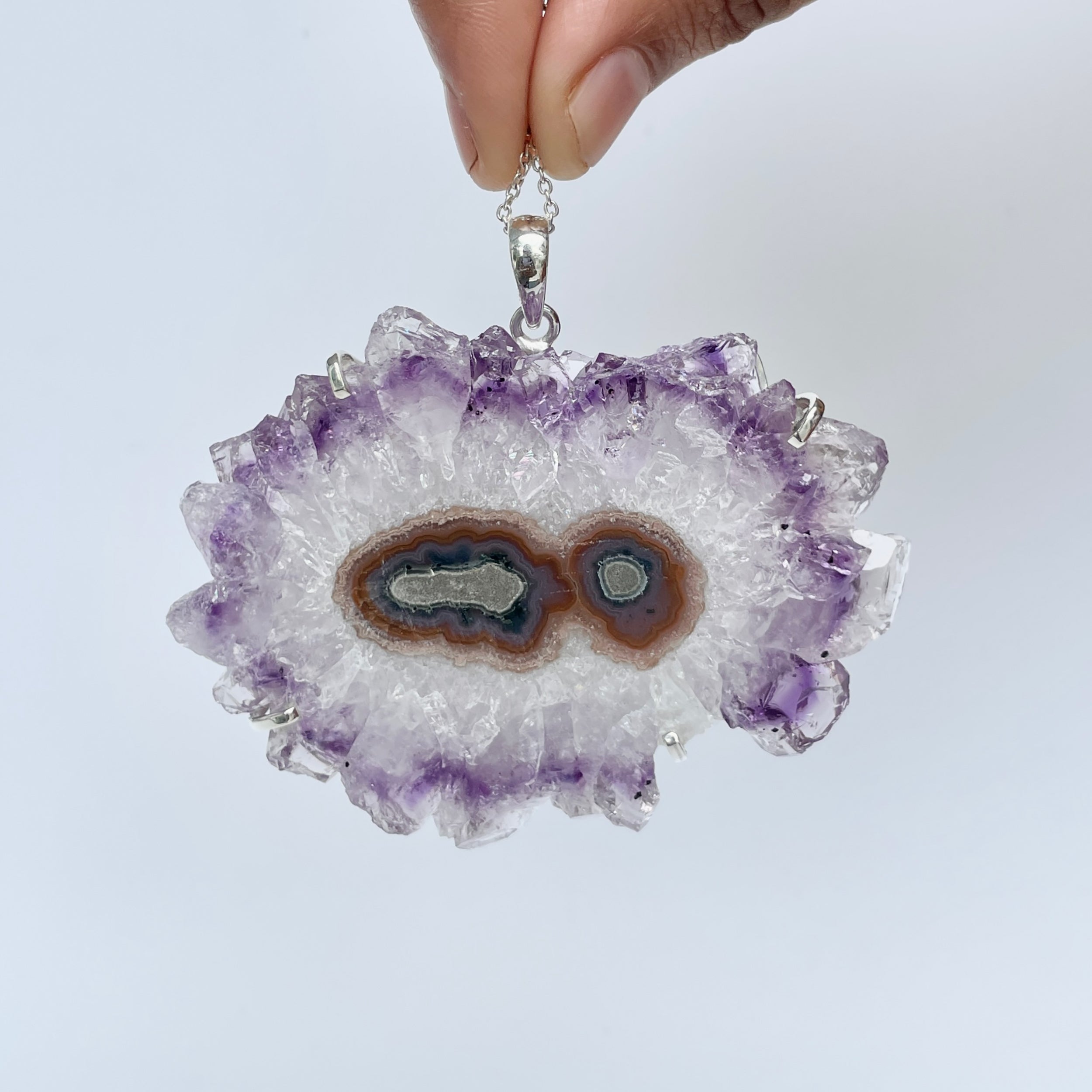 Amethyst Stalactite Pendant-(ASL-P-88.)