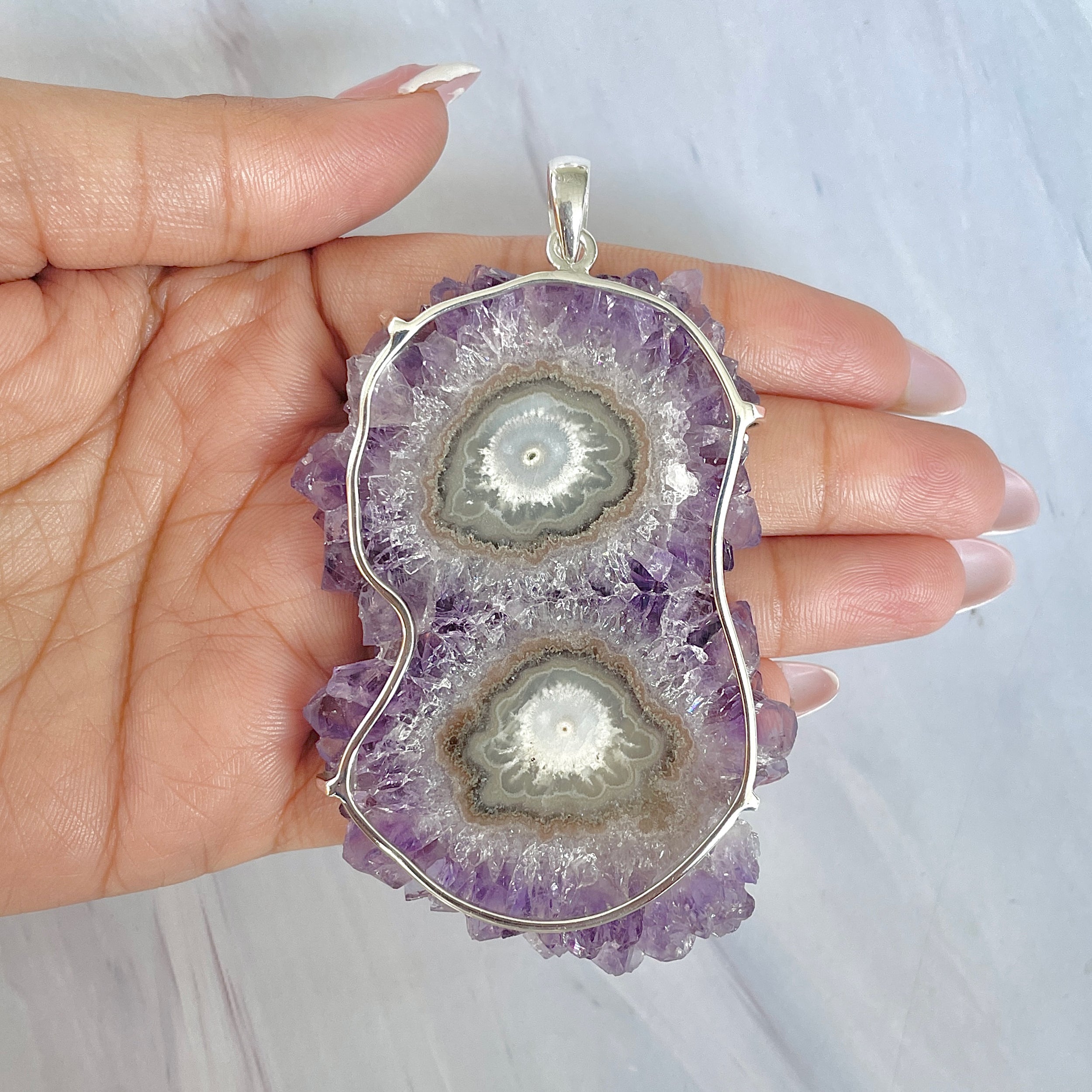 Amethyst Stalactite Pendant-(ASL-P-89.)