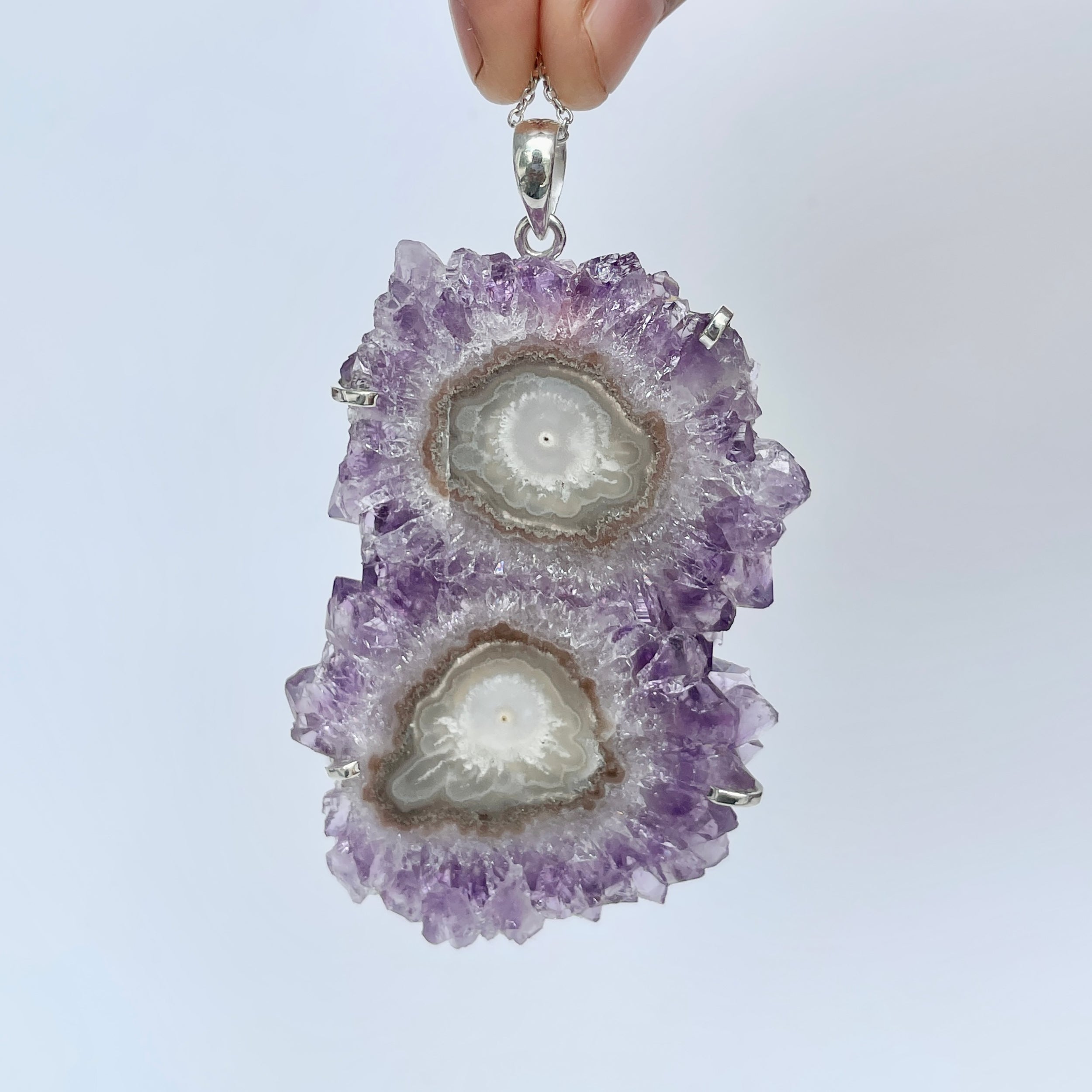 Amethyst Stalactite Pendant-(ASL-P-89.)