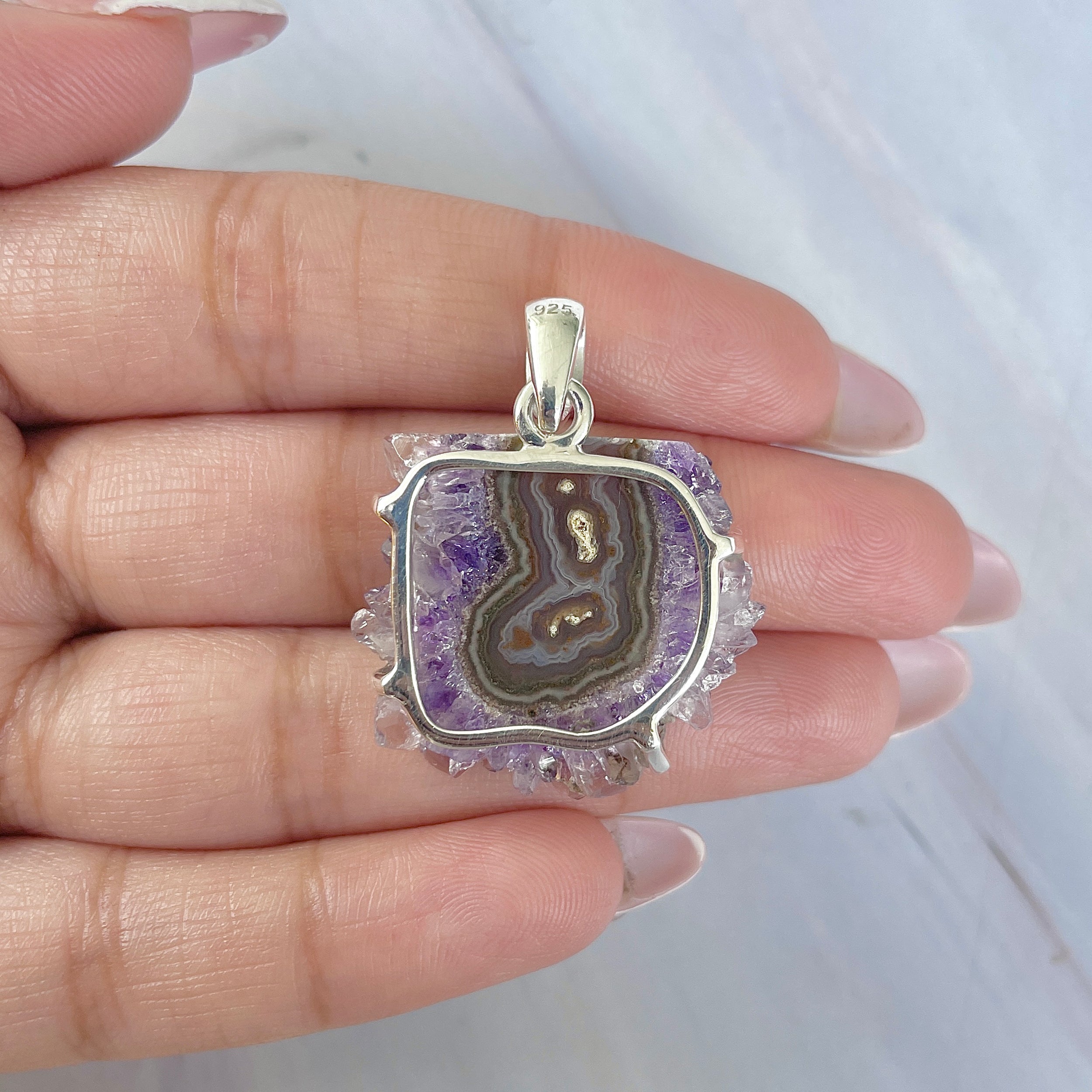 Amethyst Stalactite Pendant-(ASL-P-9.)