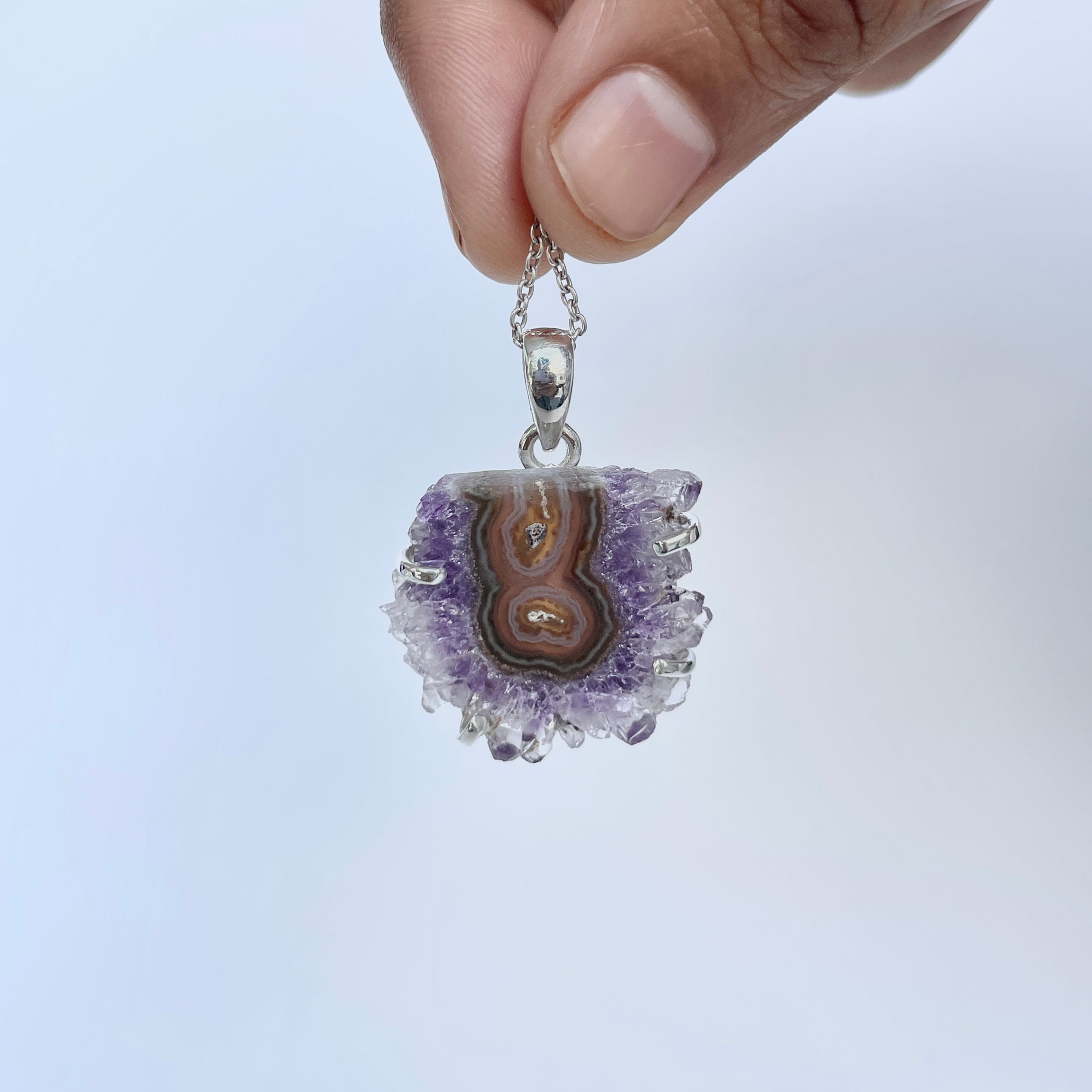 Amethyst Stalactite Pendant-(ASL-P-9.)
