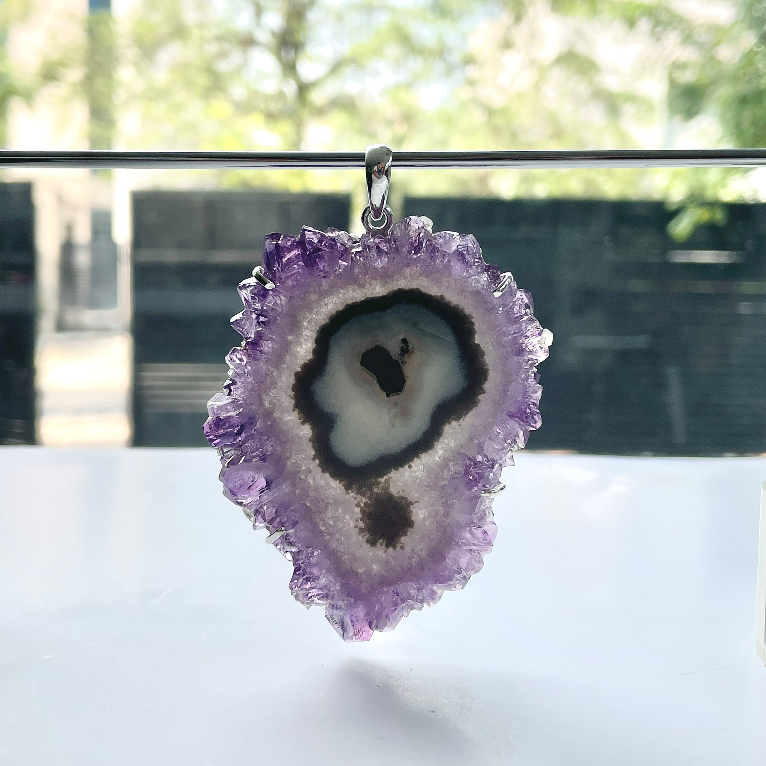 Amethyst Stalactite Pendant-(ASL-P-90.)