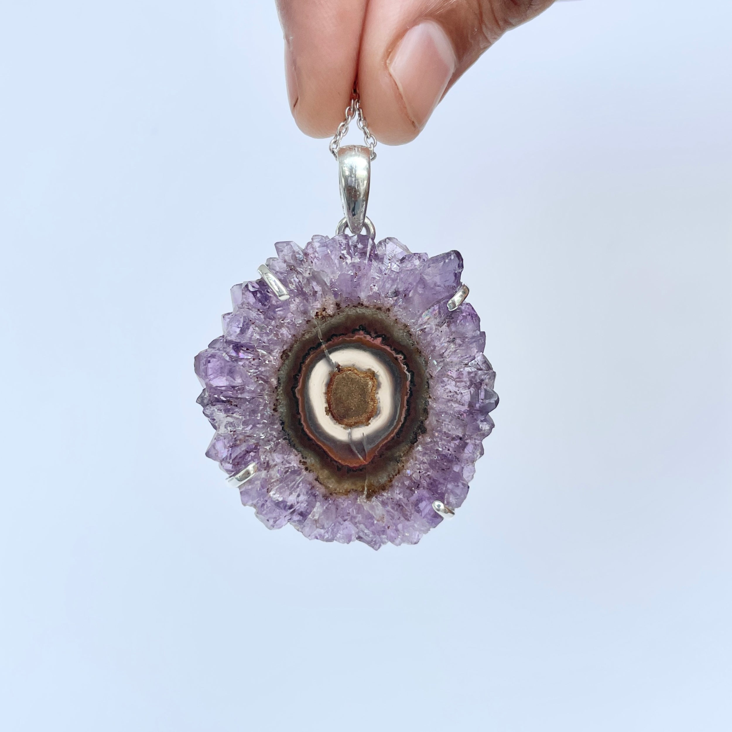 Amethyst Stalactite Pendant-(ASL-P-94.)