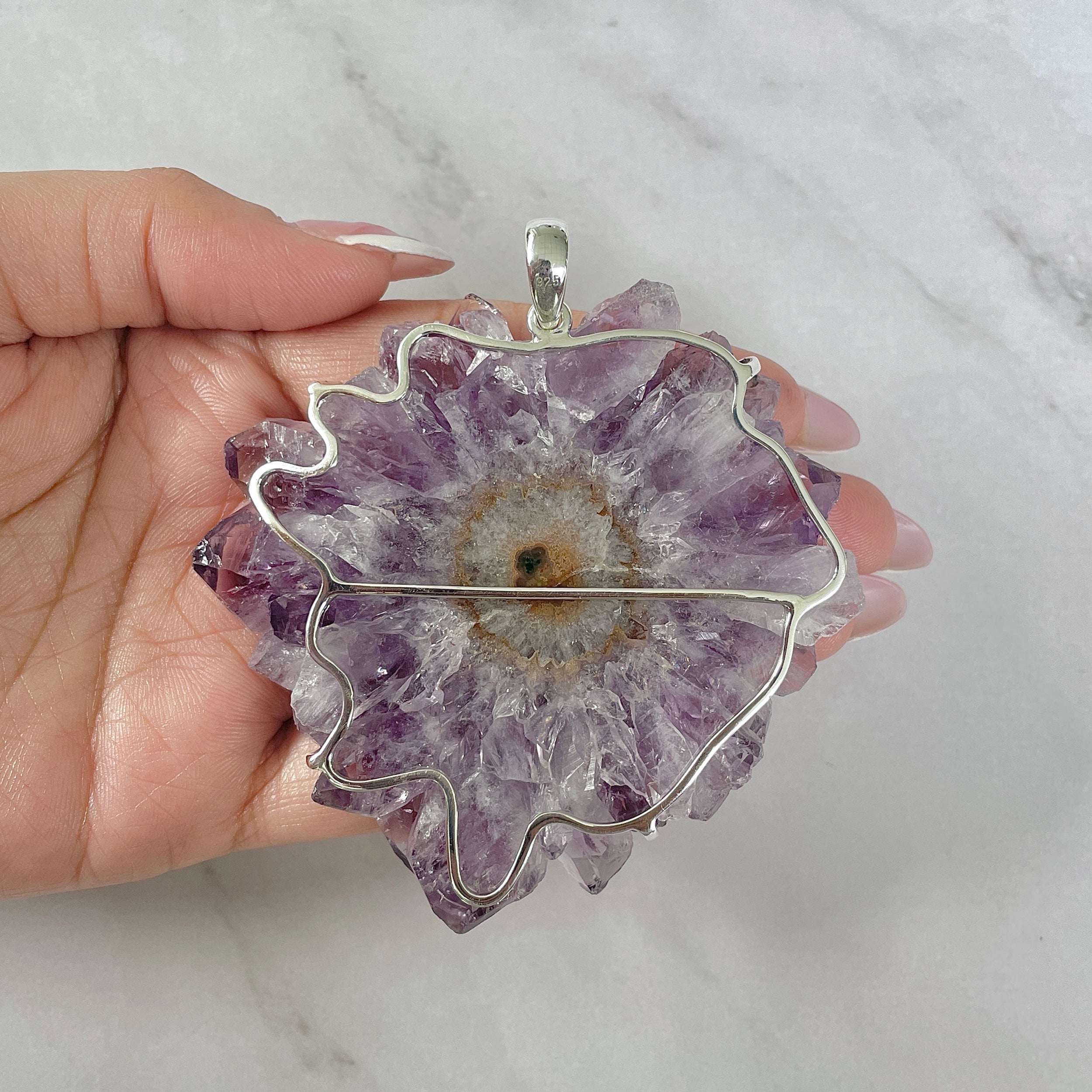 Amethyst Stalactite Pendant-(ASL-P-99.)