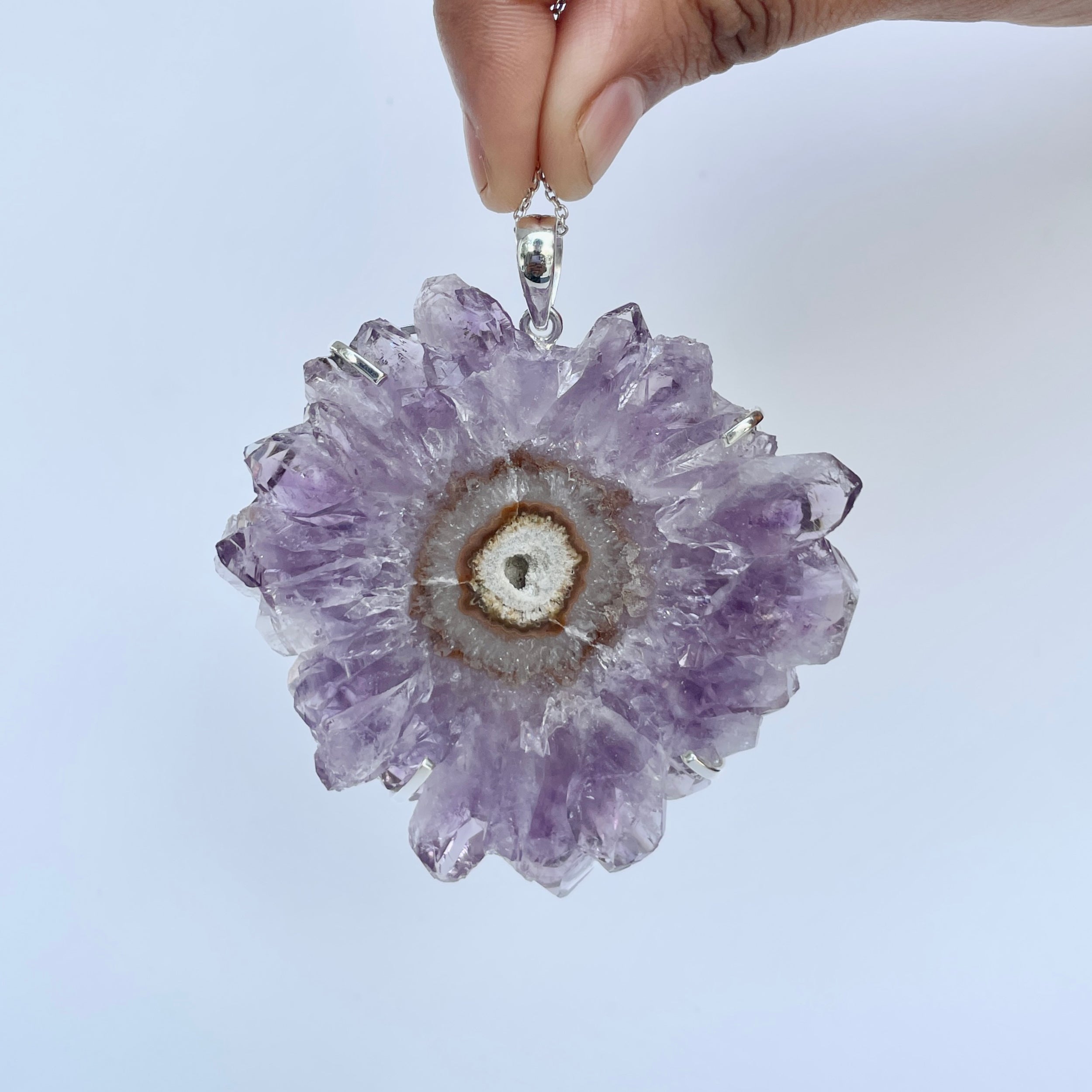 Amethyst Stalactite Pendant-(ASL-P-99.)