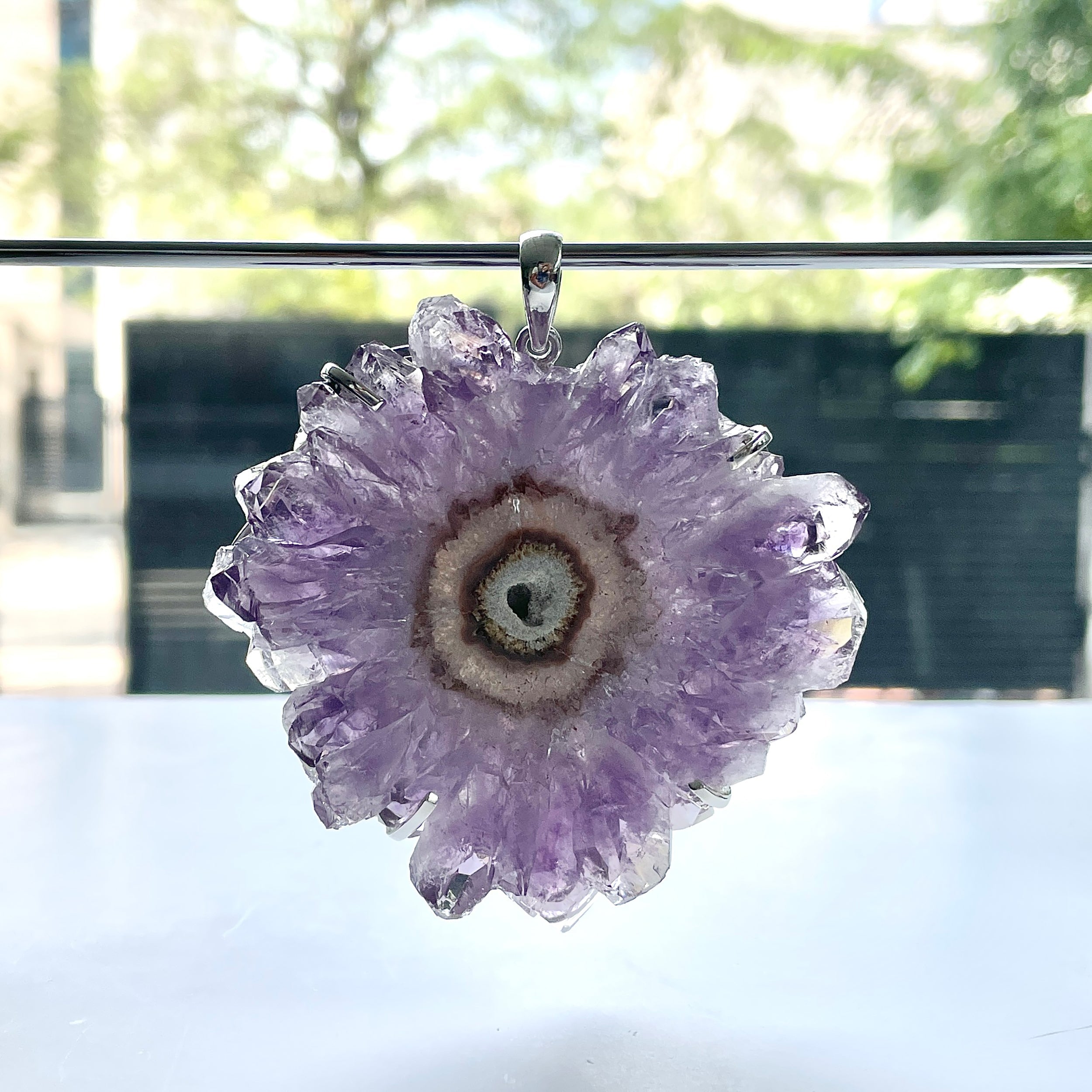 Amethyst Stalactite Pendant-(ASL-P-99.)