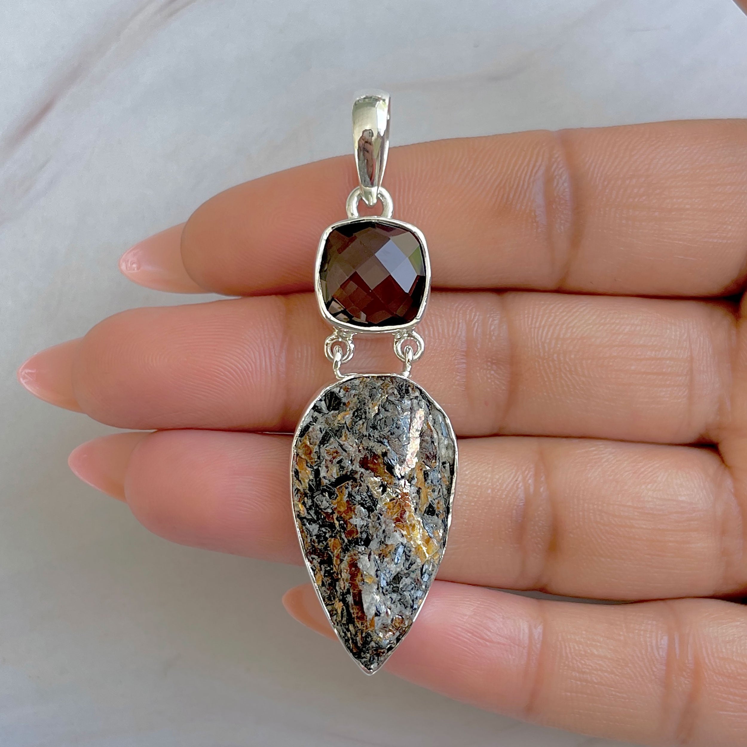 Astrophyllite Pendant-(AST-P-27.)