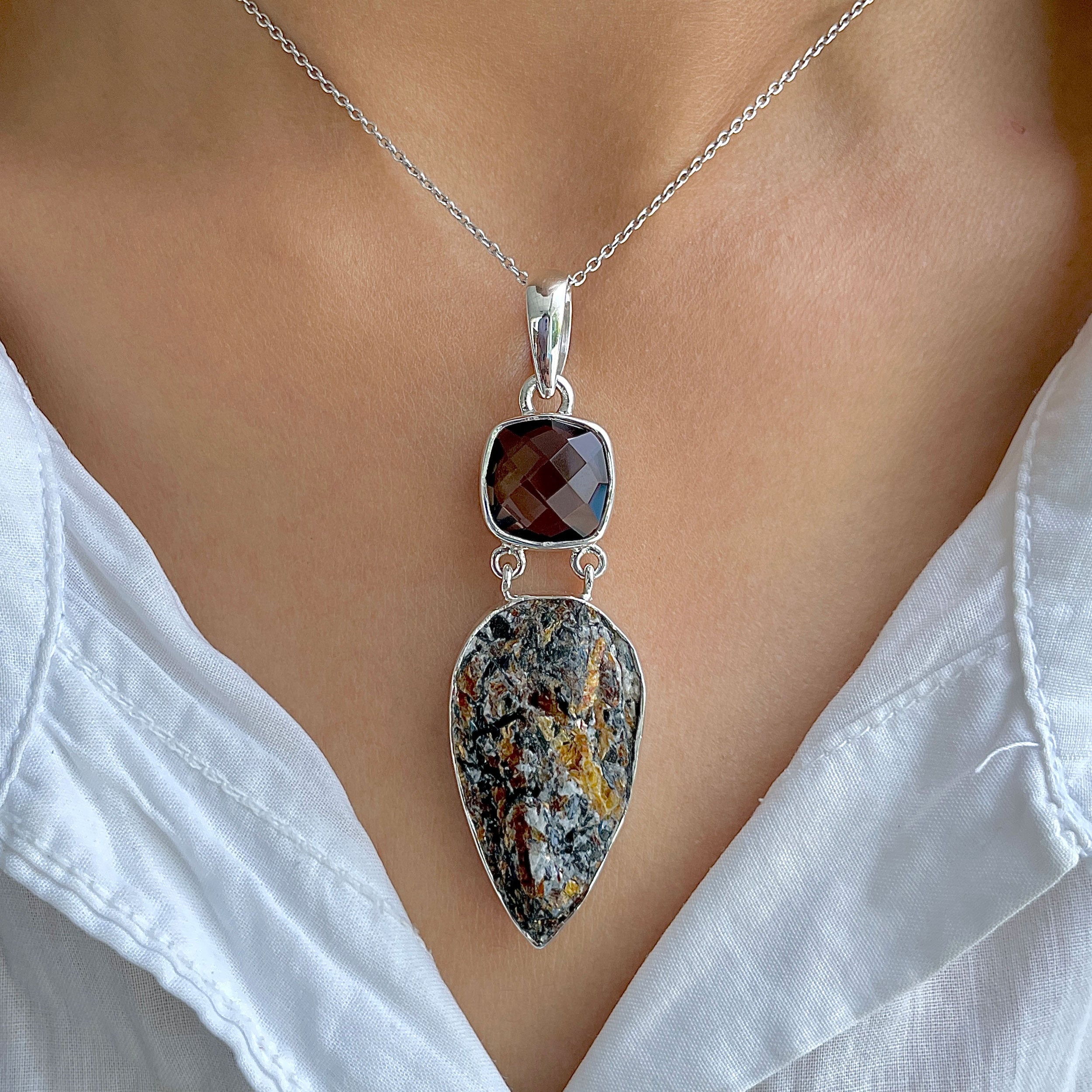 Astrophyllite Pendant-(AST-P-27.)