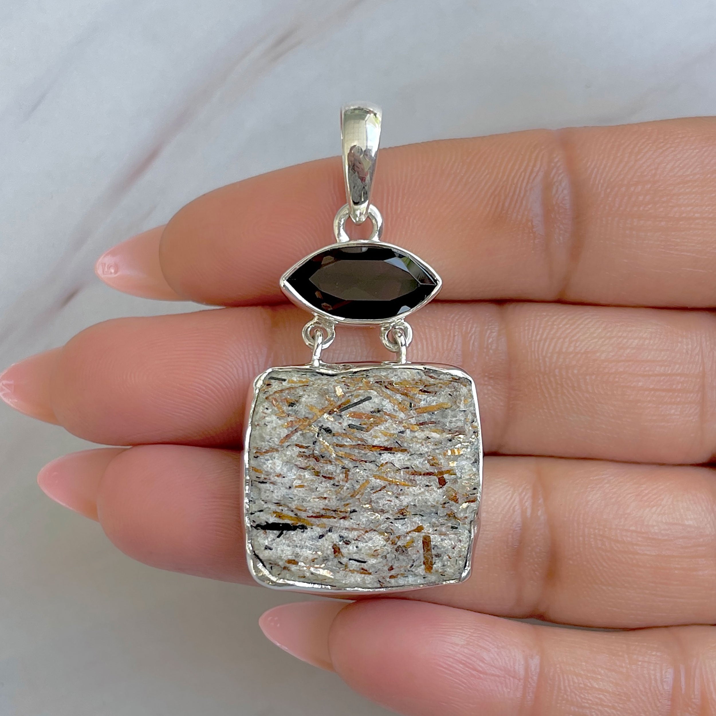 Astrophyllite Pendant-(AST-P-28.)