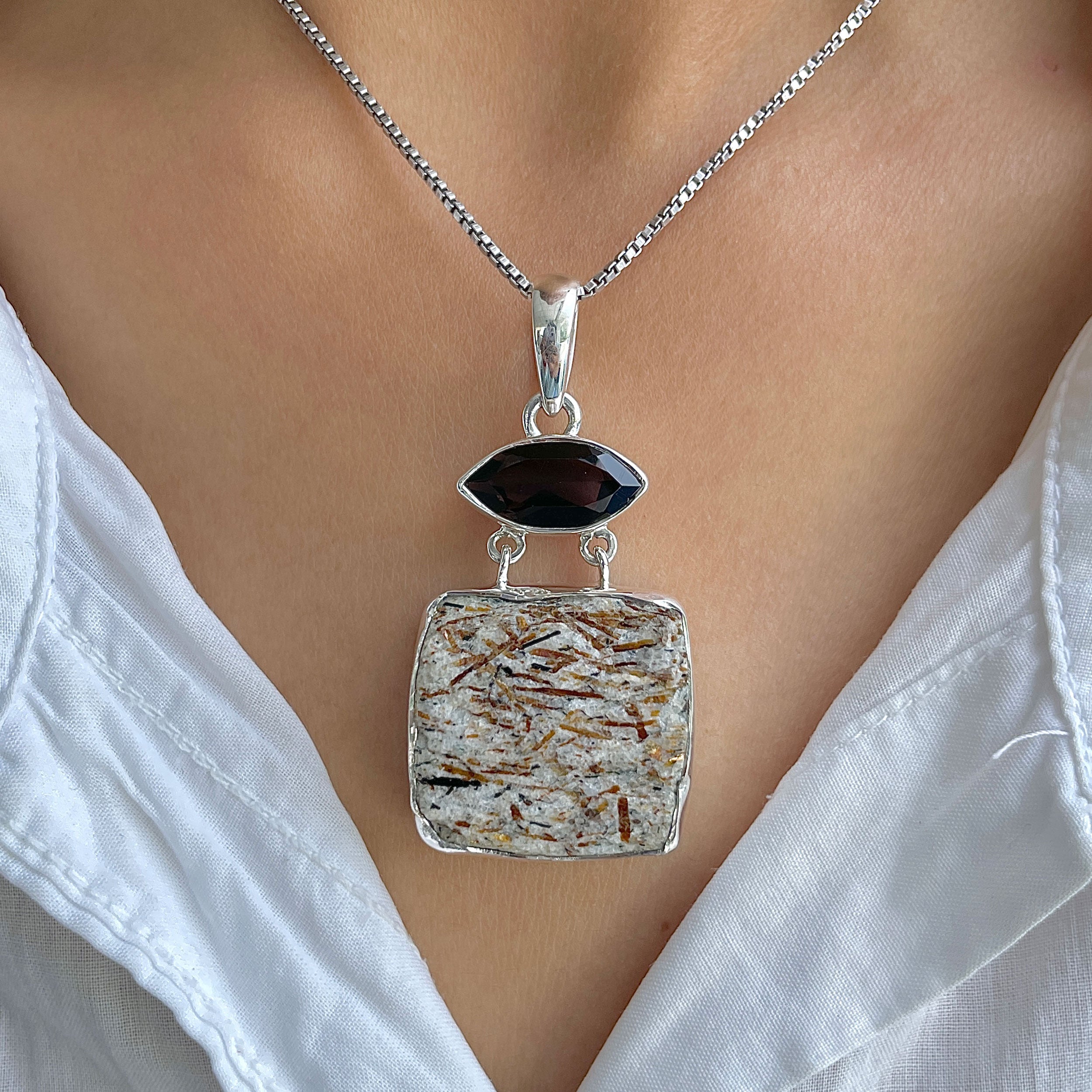 Astrophyllite Pendant-(AST-P-28.)