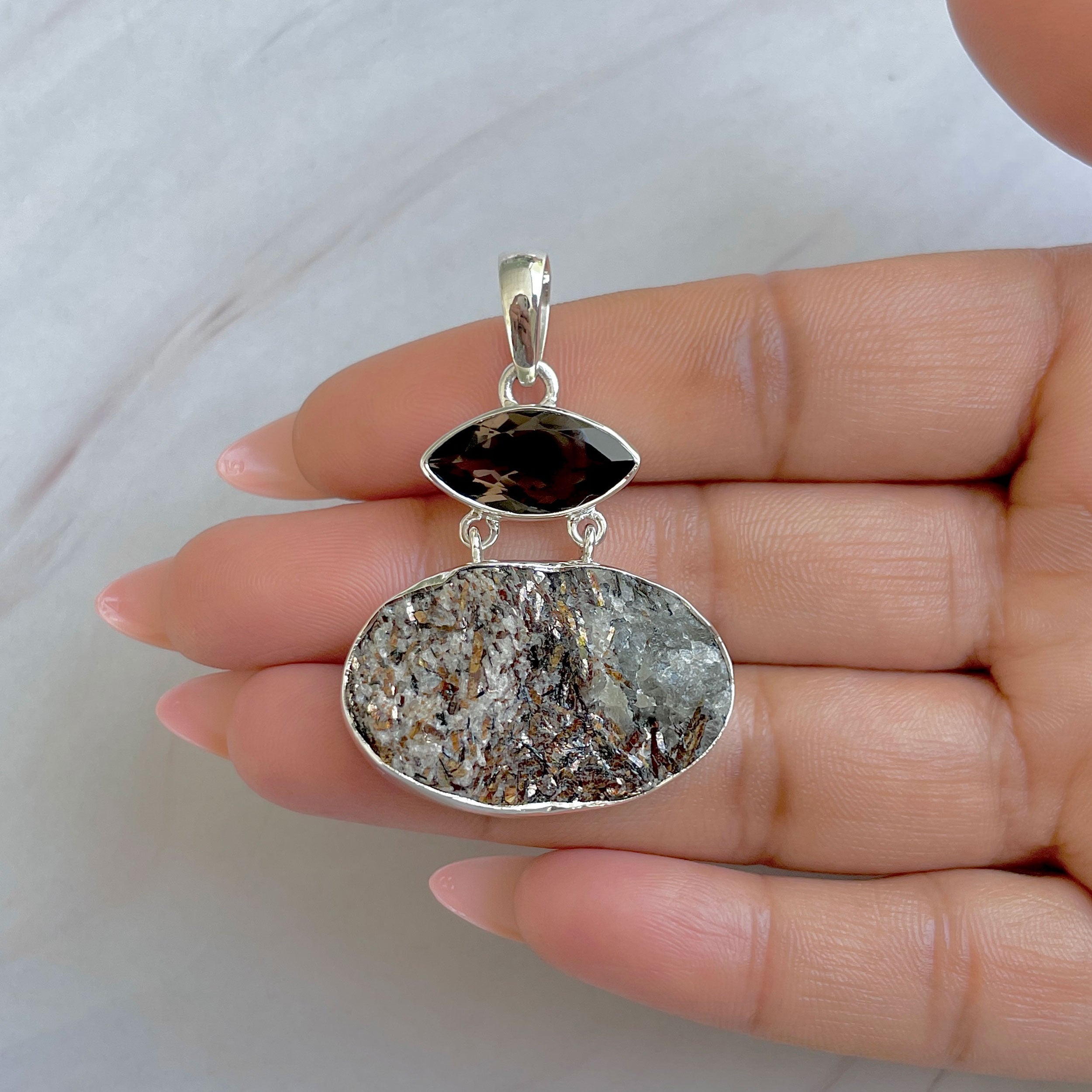 Astrophyllite Pendant-(AST-P-29.)