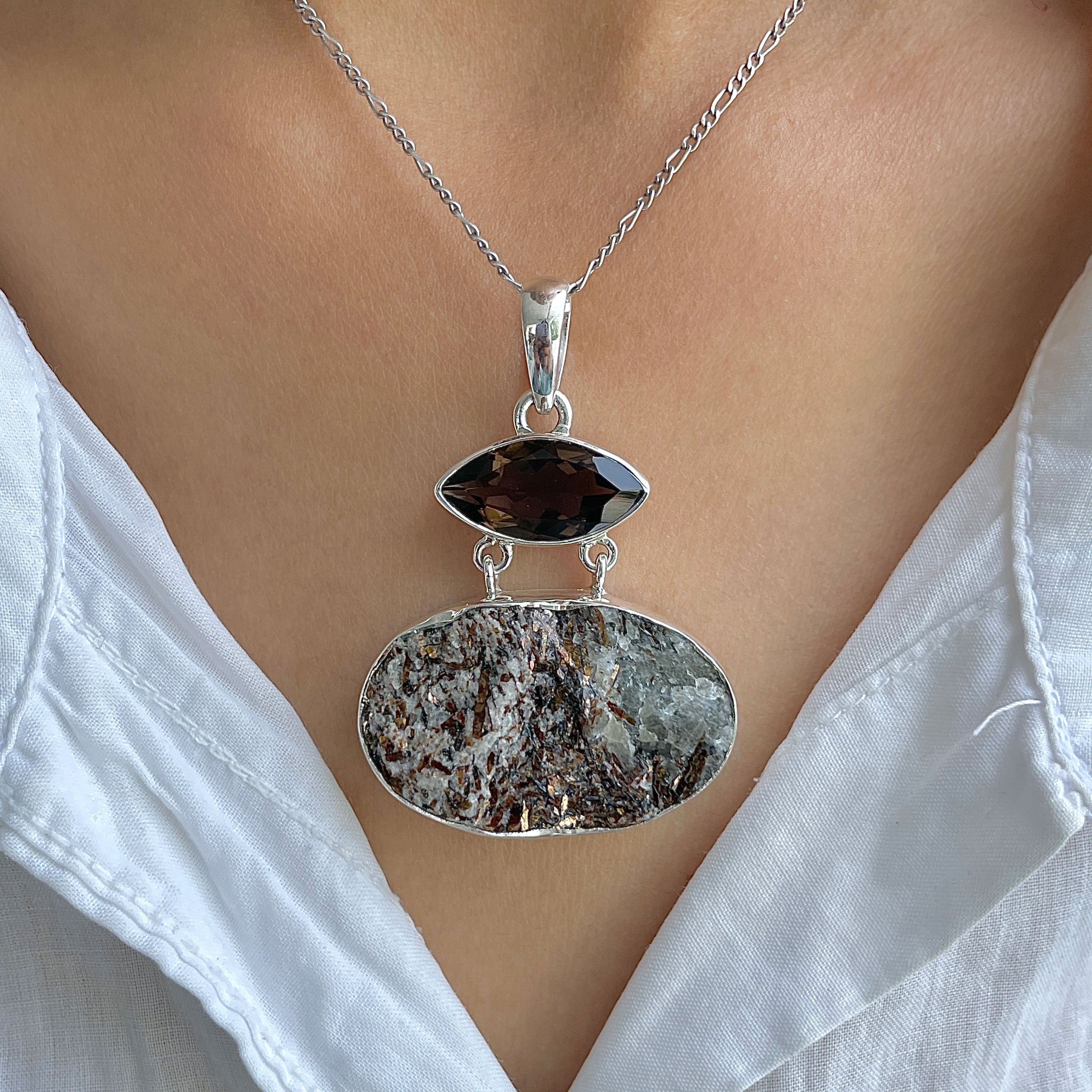 Astrophyllite Pendant-(AST-P-29.)