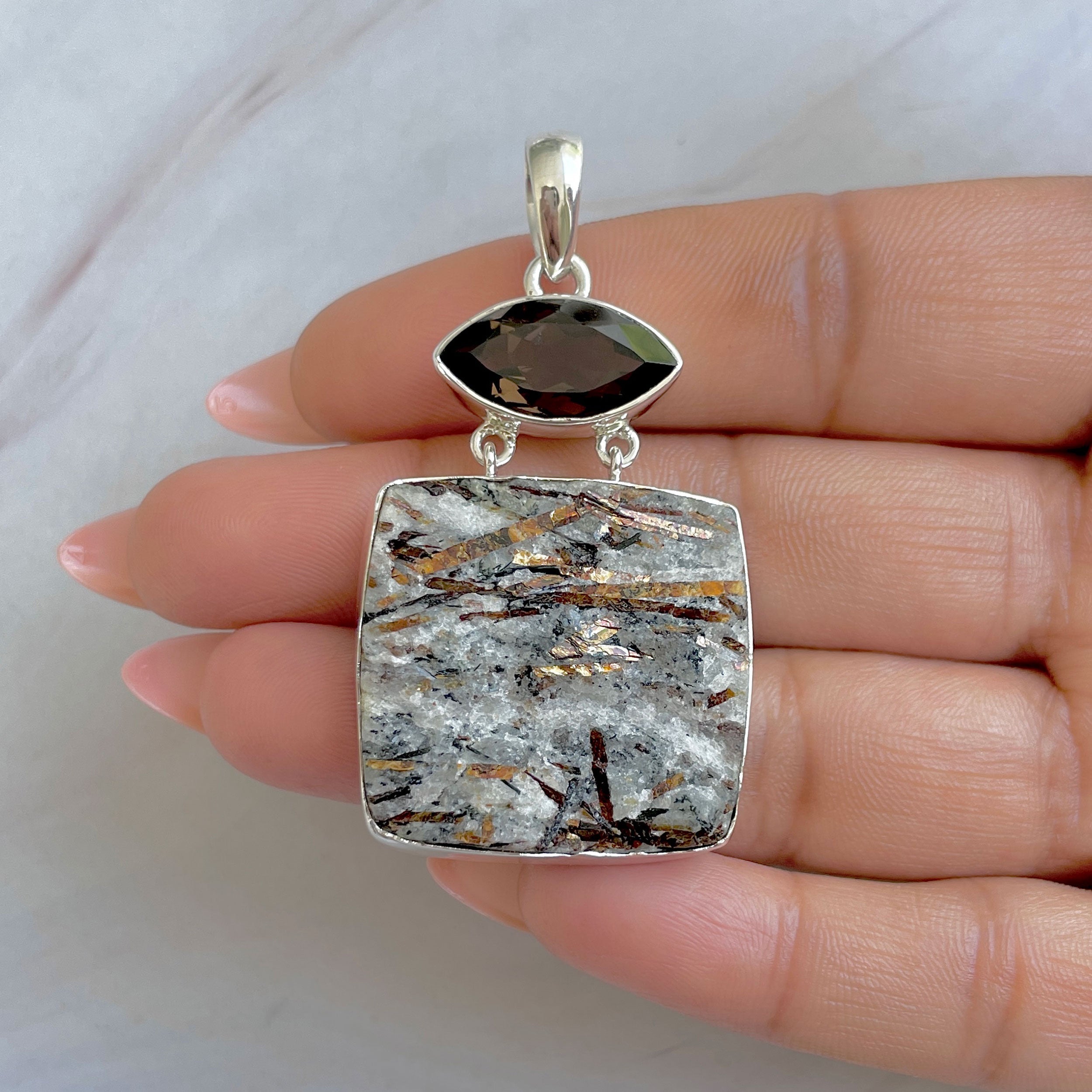 Astrophyllite Pendant-(AST-P-32.)