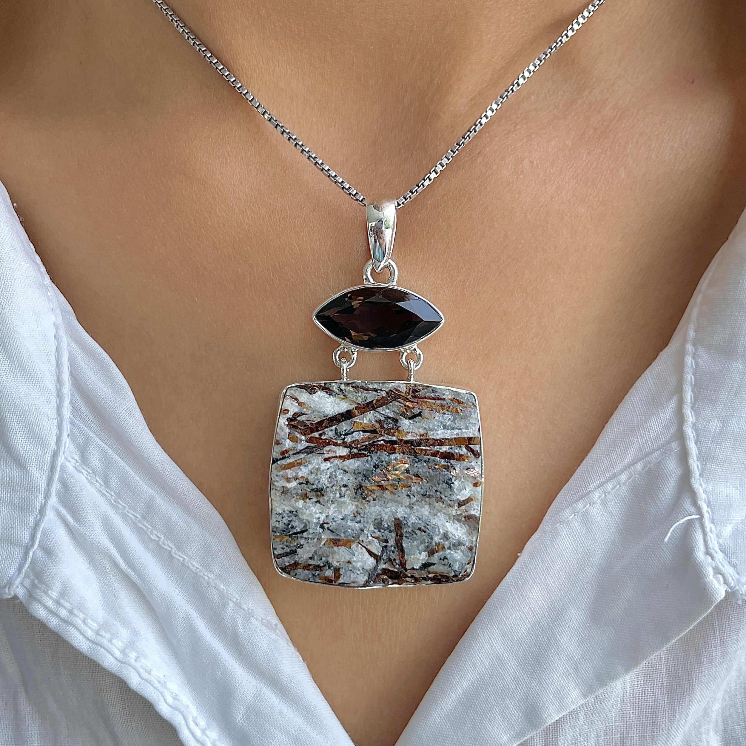 Astrophyllite Pendant-(AST-P-32.)