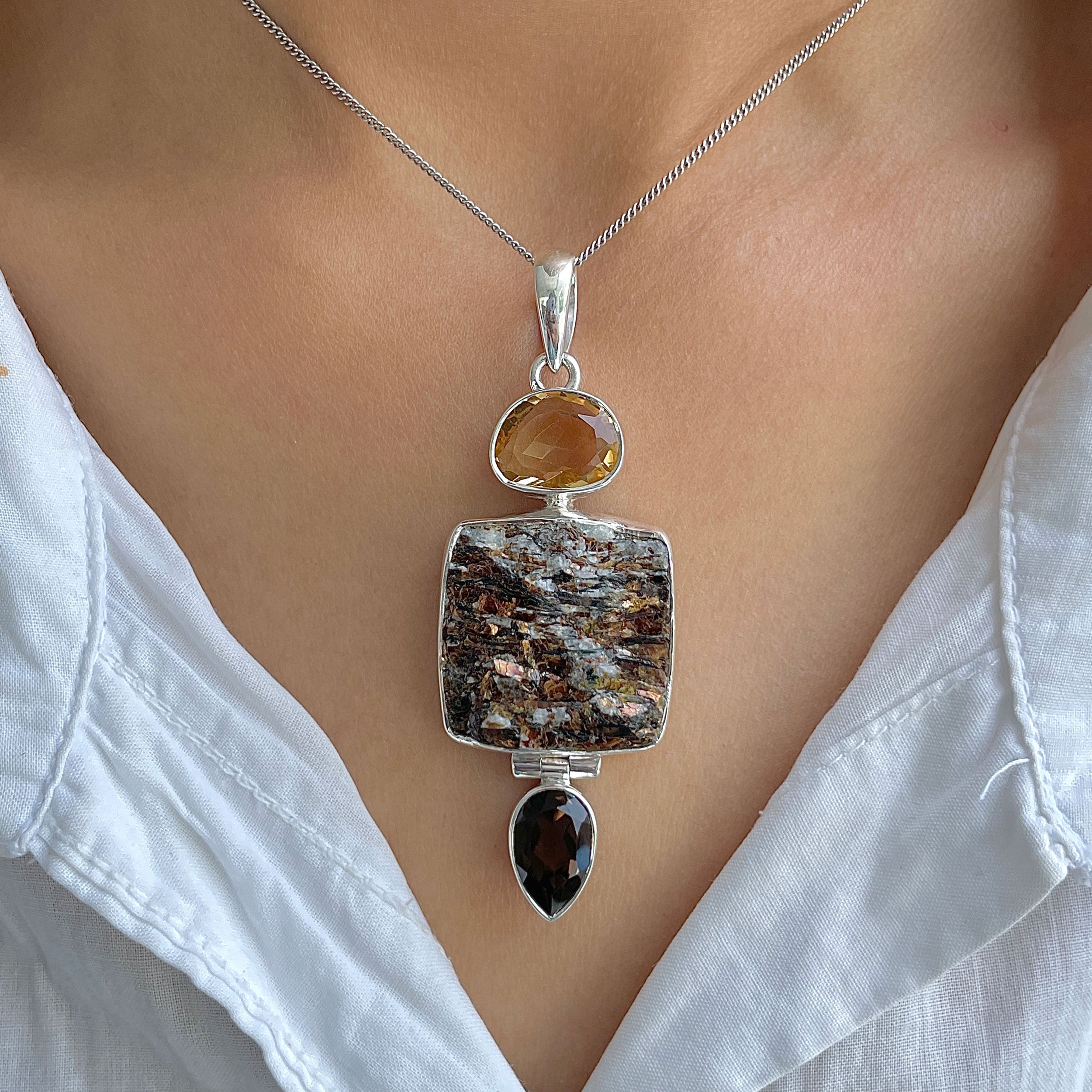 Astrophyllite Pendant-(AST-P-33.)