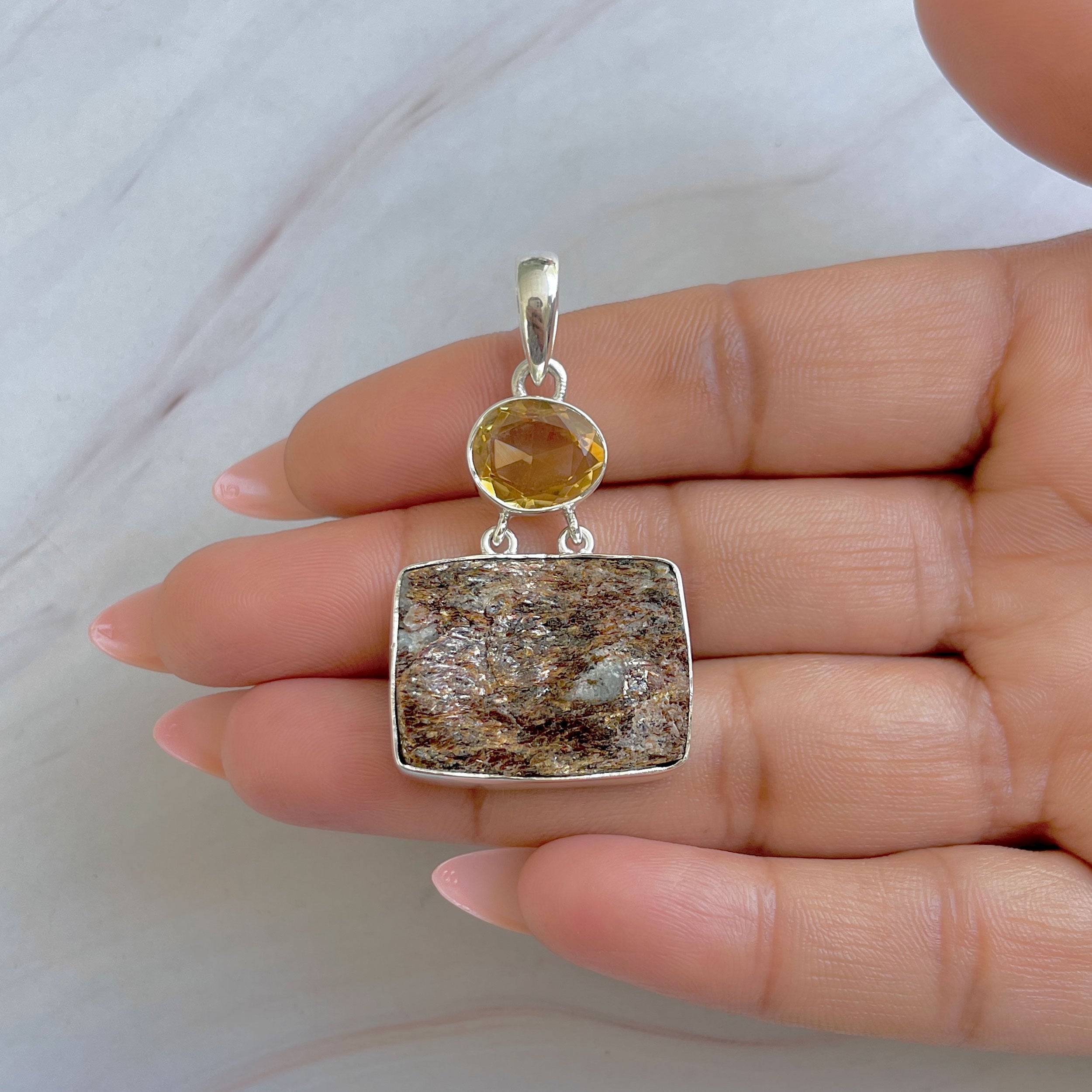 Astrophyllite Pendant-(AST-P-34.)