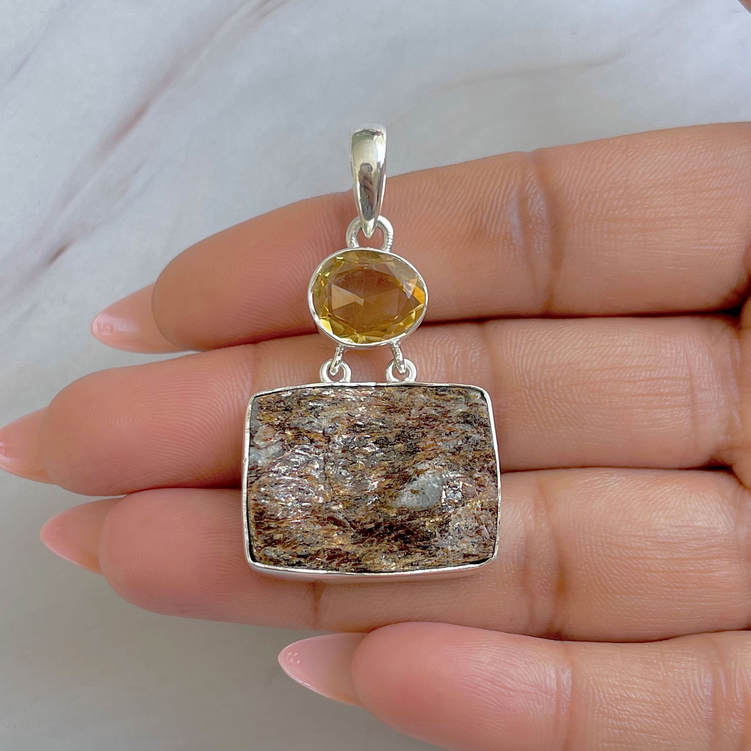 Astrophyllite Pendant-(AST-P-34.)