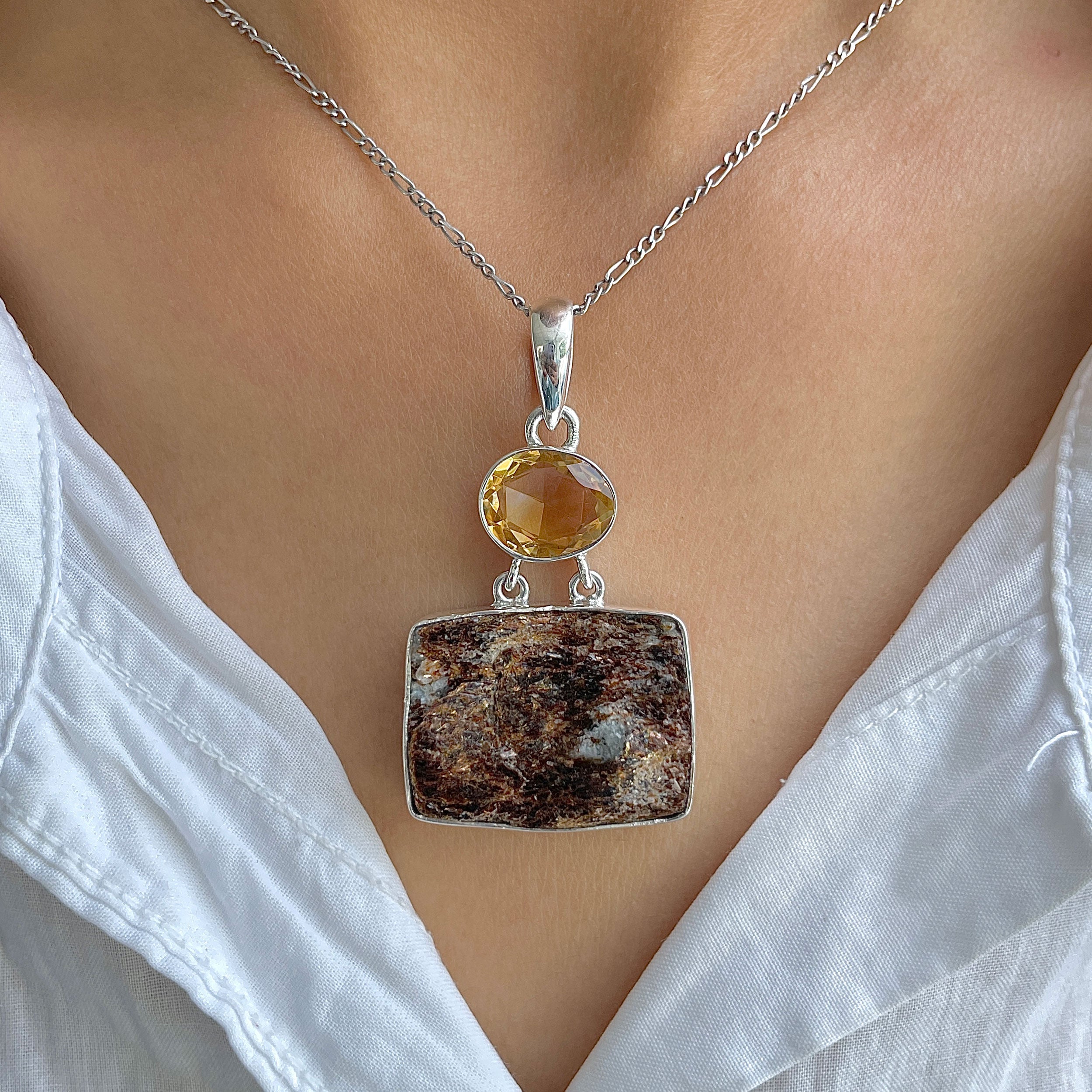 Astrophyllite Pendant-(AST-P-34.)