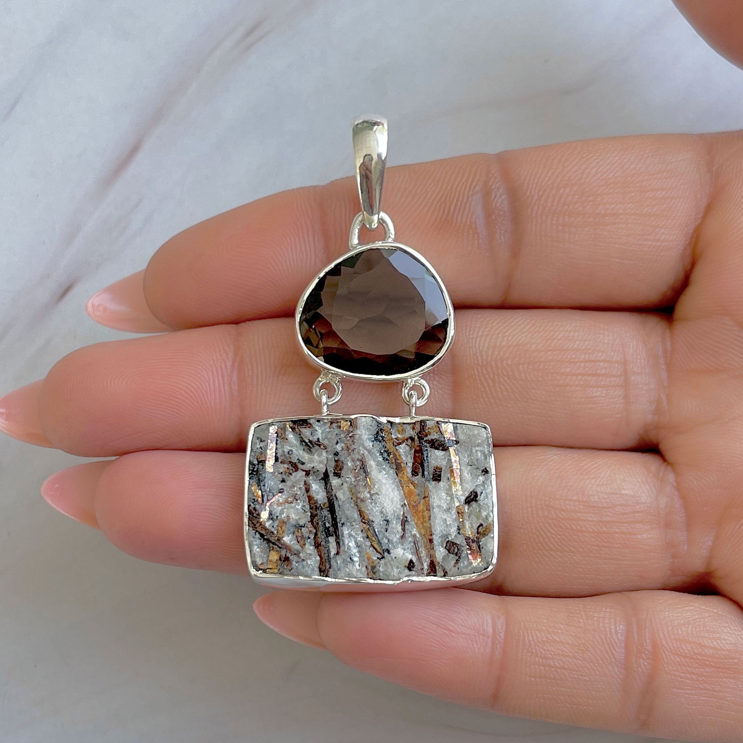 Astrophyllite Pendant-(AST-P-35.)