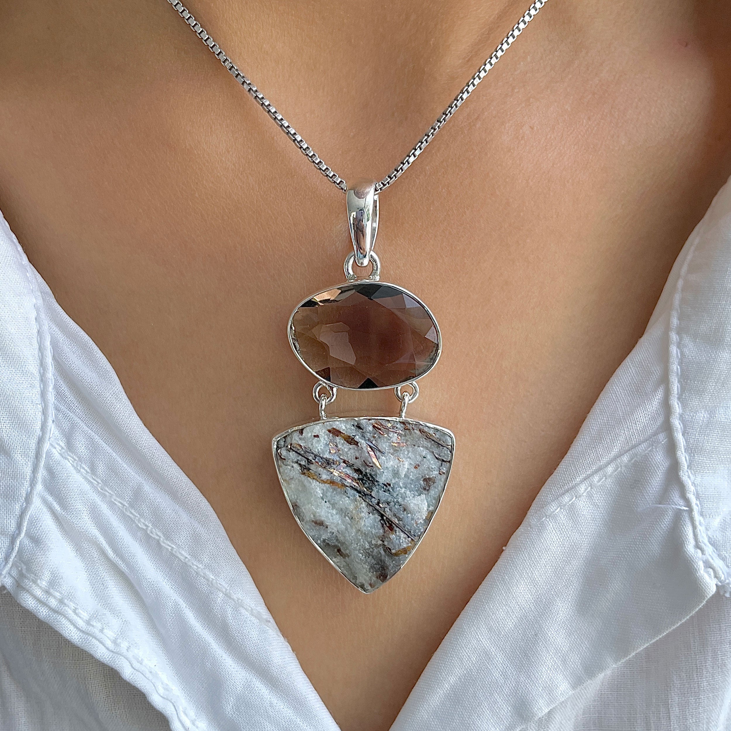 Astrophyllite Pendant-(AST-P-36.)