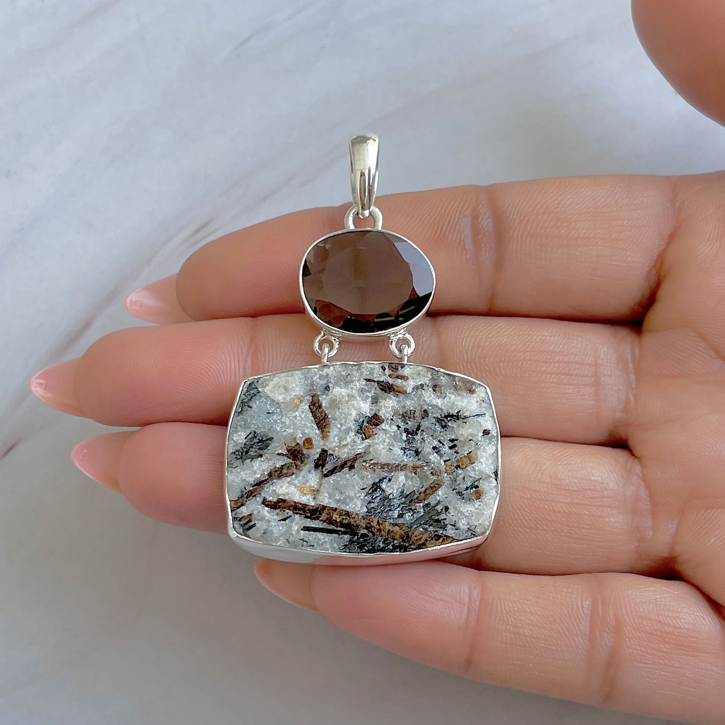 Astrophyllite Pendant-(AST-P-37.)