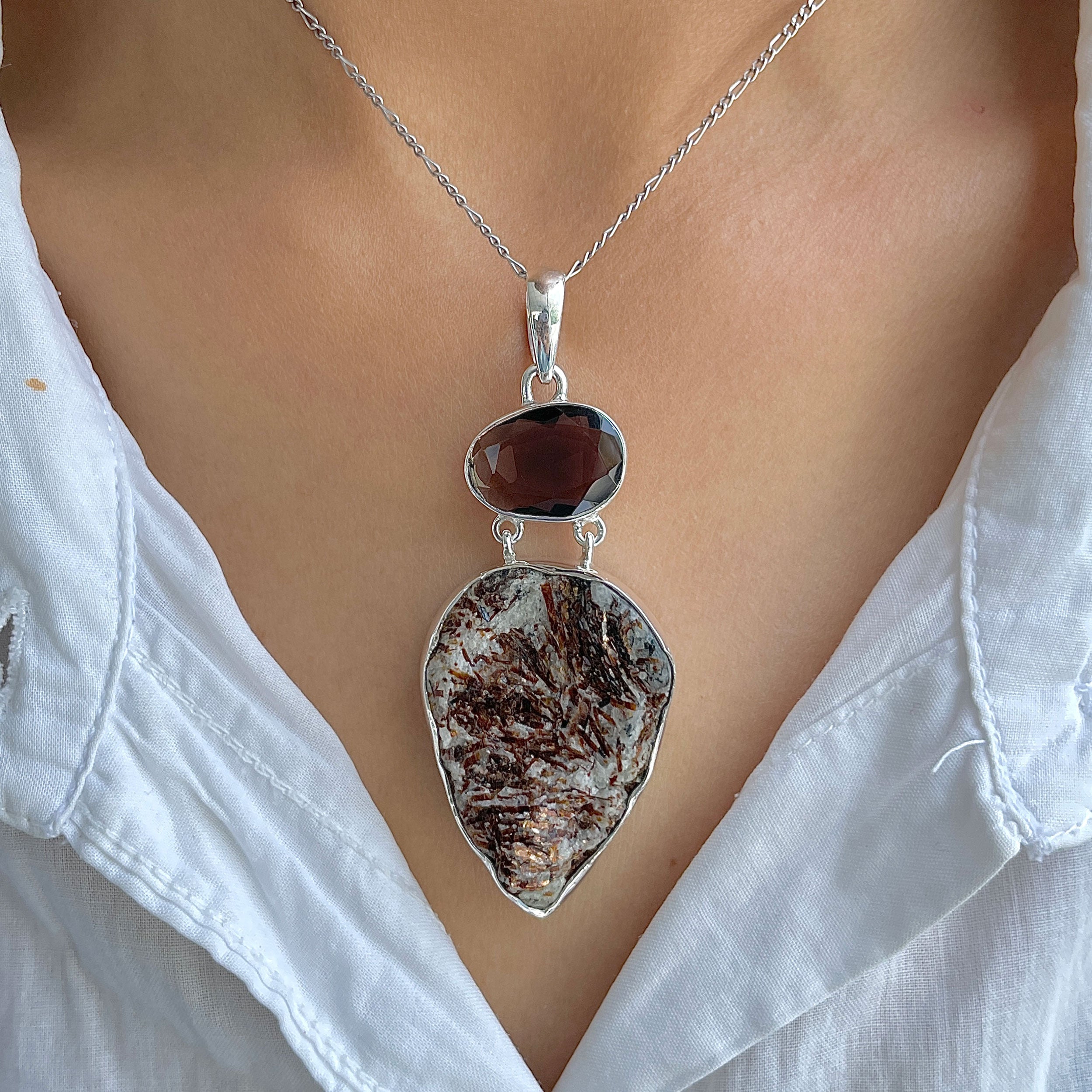 Astrophyllite Pendant-(AST-P-38.)