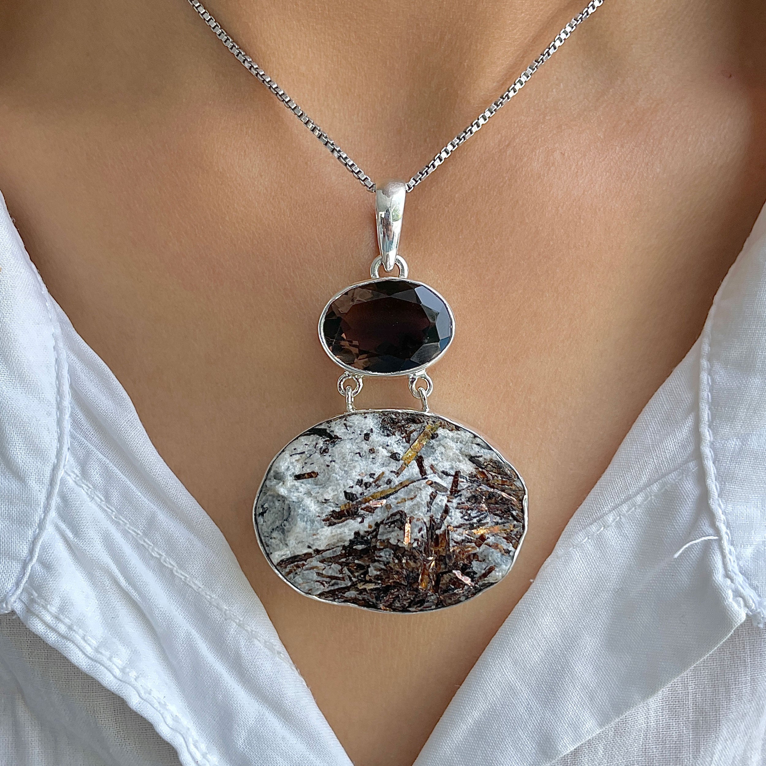 Astrophyllite Pendant-(AST-P-39.)
