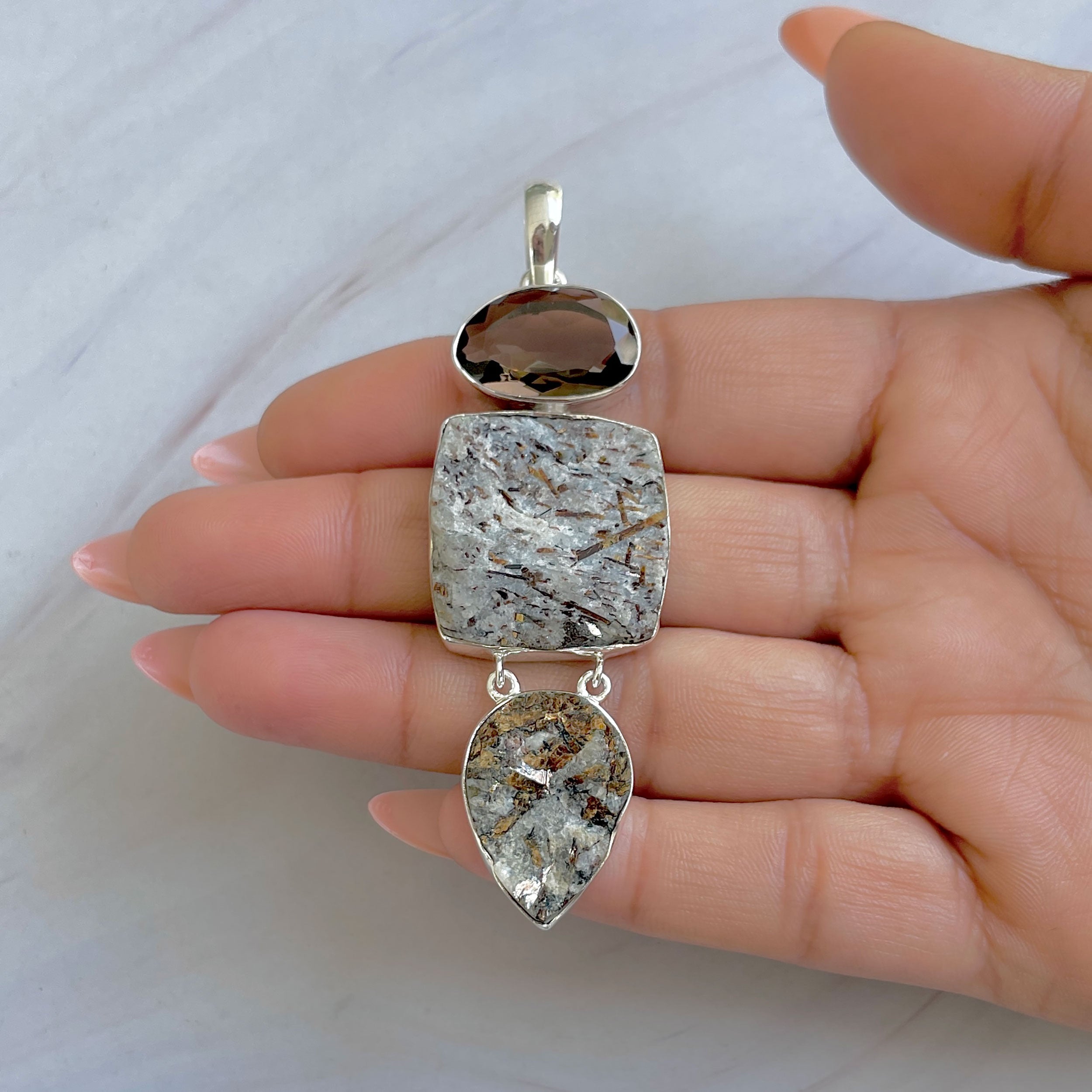 Astrophyllite Pendant-(AST-P-40.)
